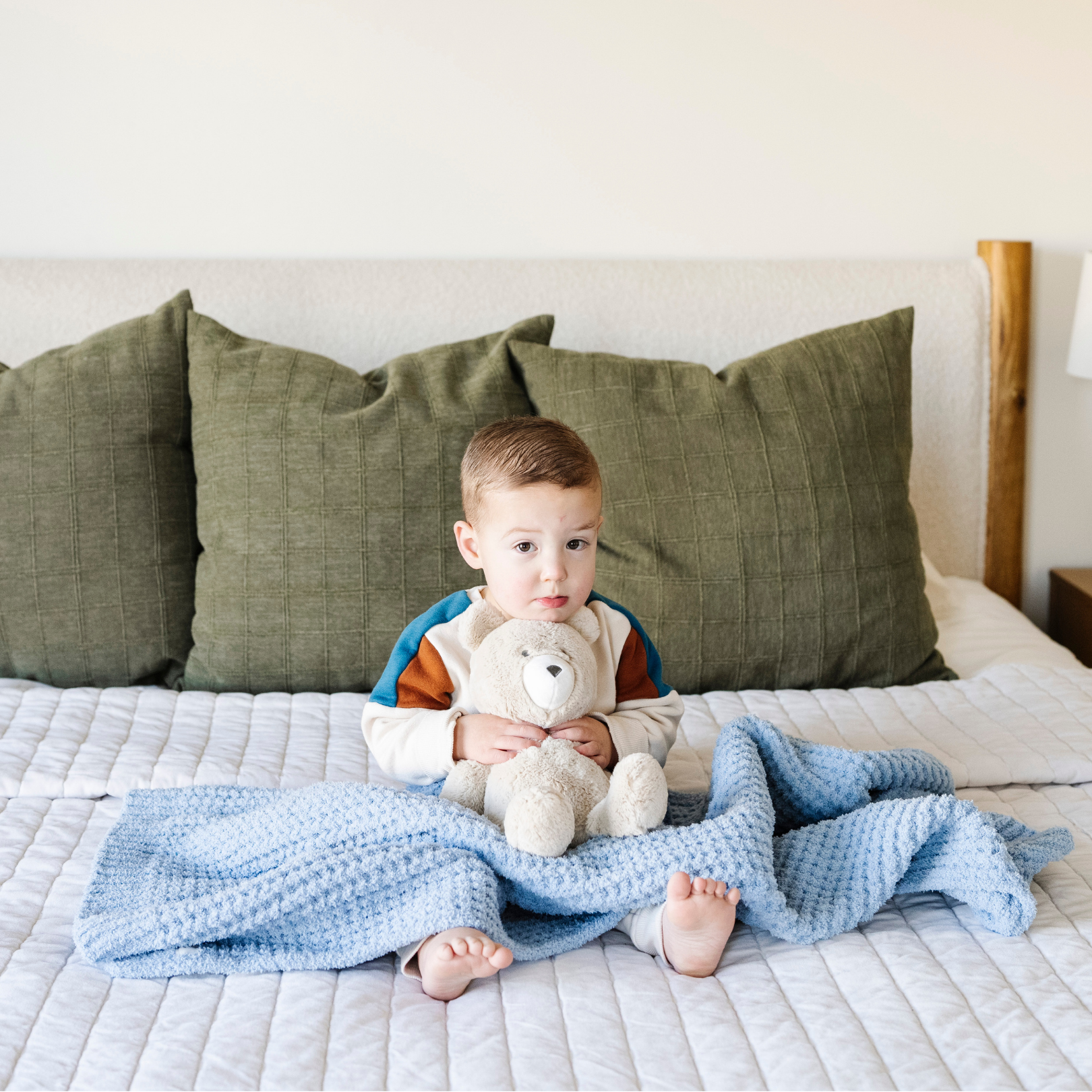 Waffle Knit Receiving Blankets