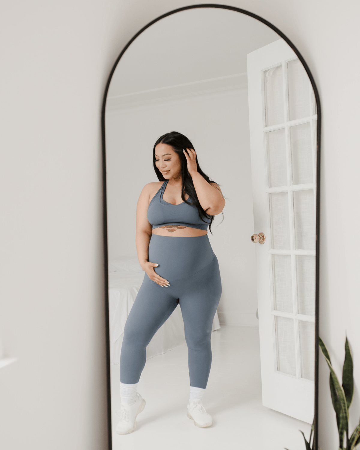Axk Core Curve Maternity Legging - Blue