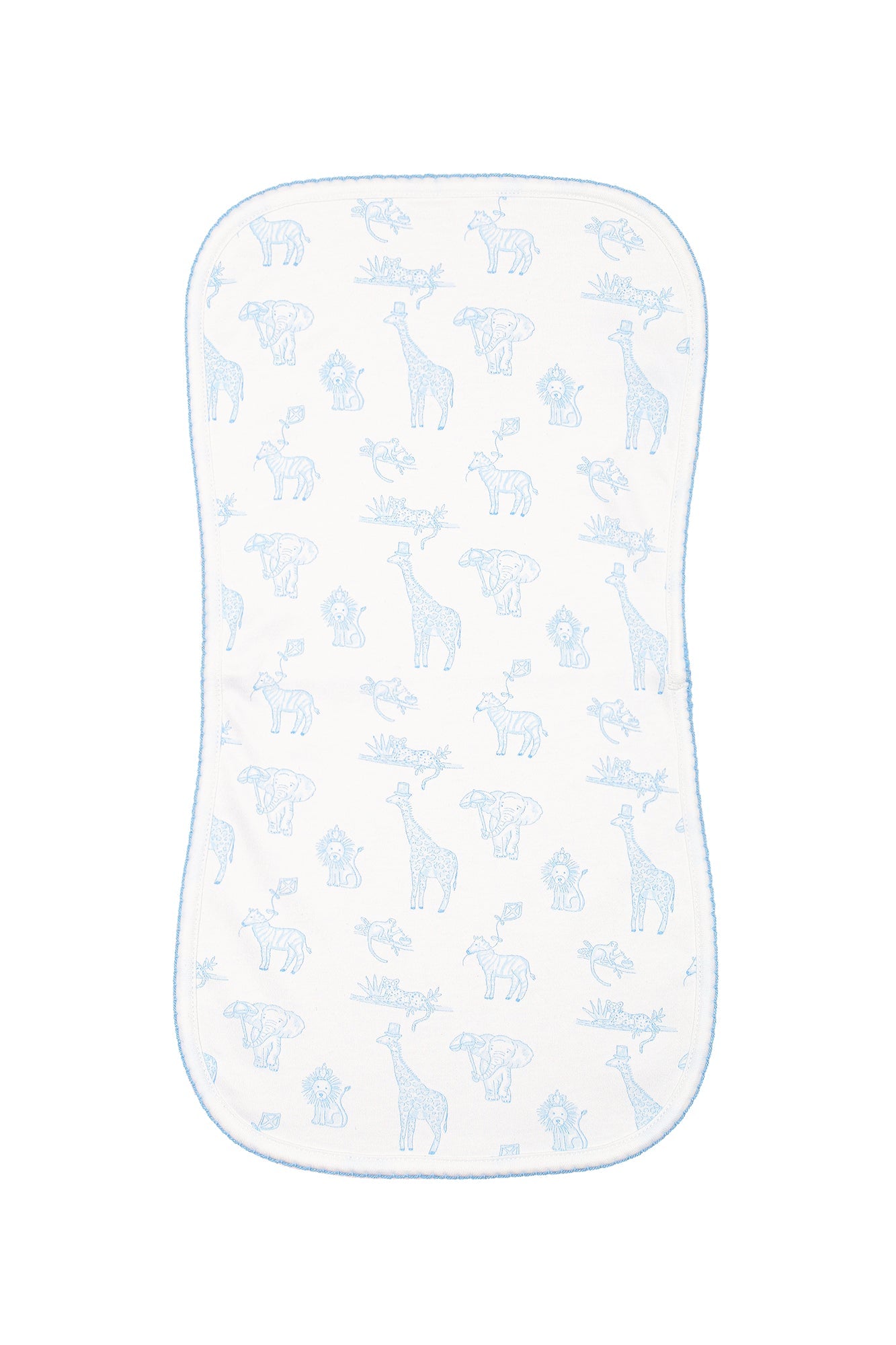 Blue Safari Burp Cloth