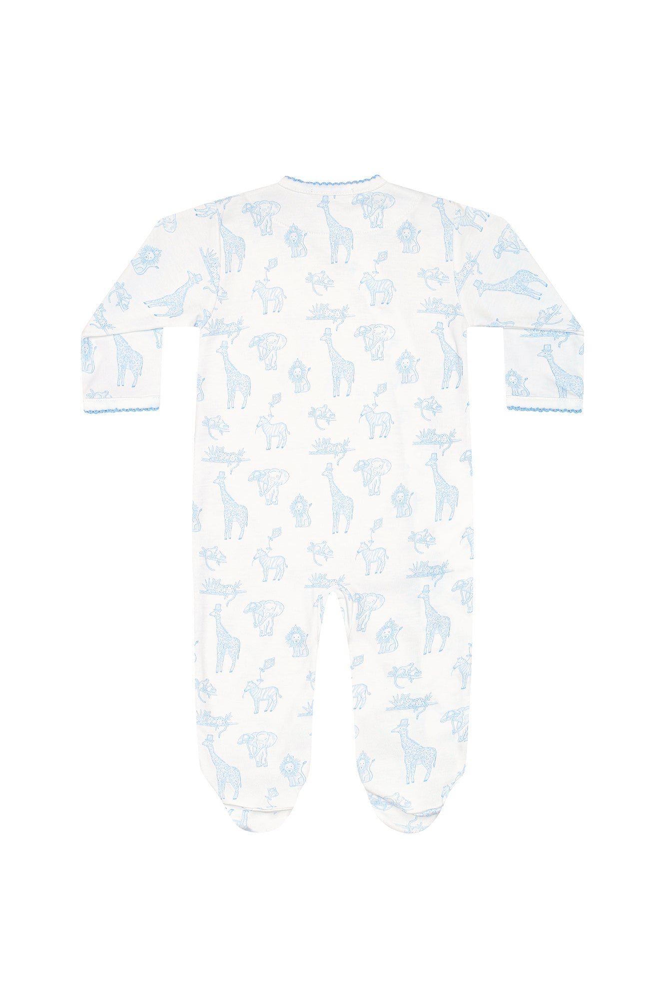 Blue Safari Crossover Footie