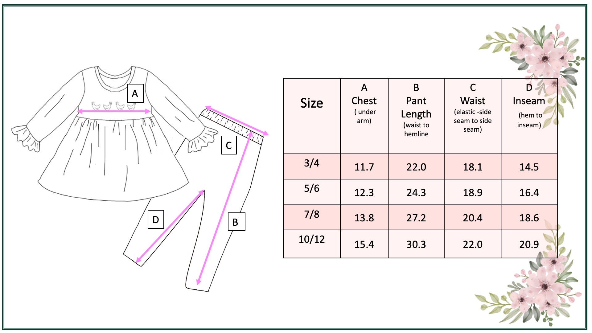 Blue Chicken Pant Set