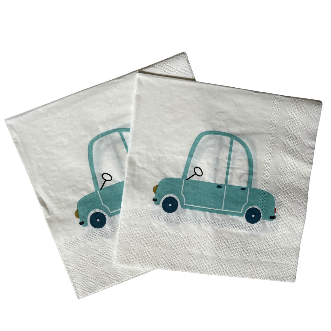 Car Napkins Small (set Of 16)