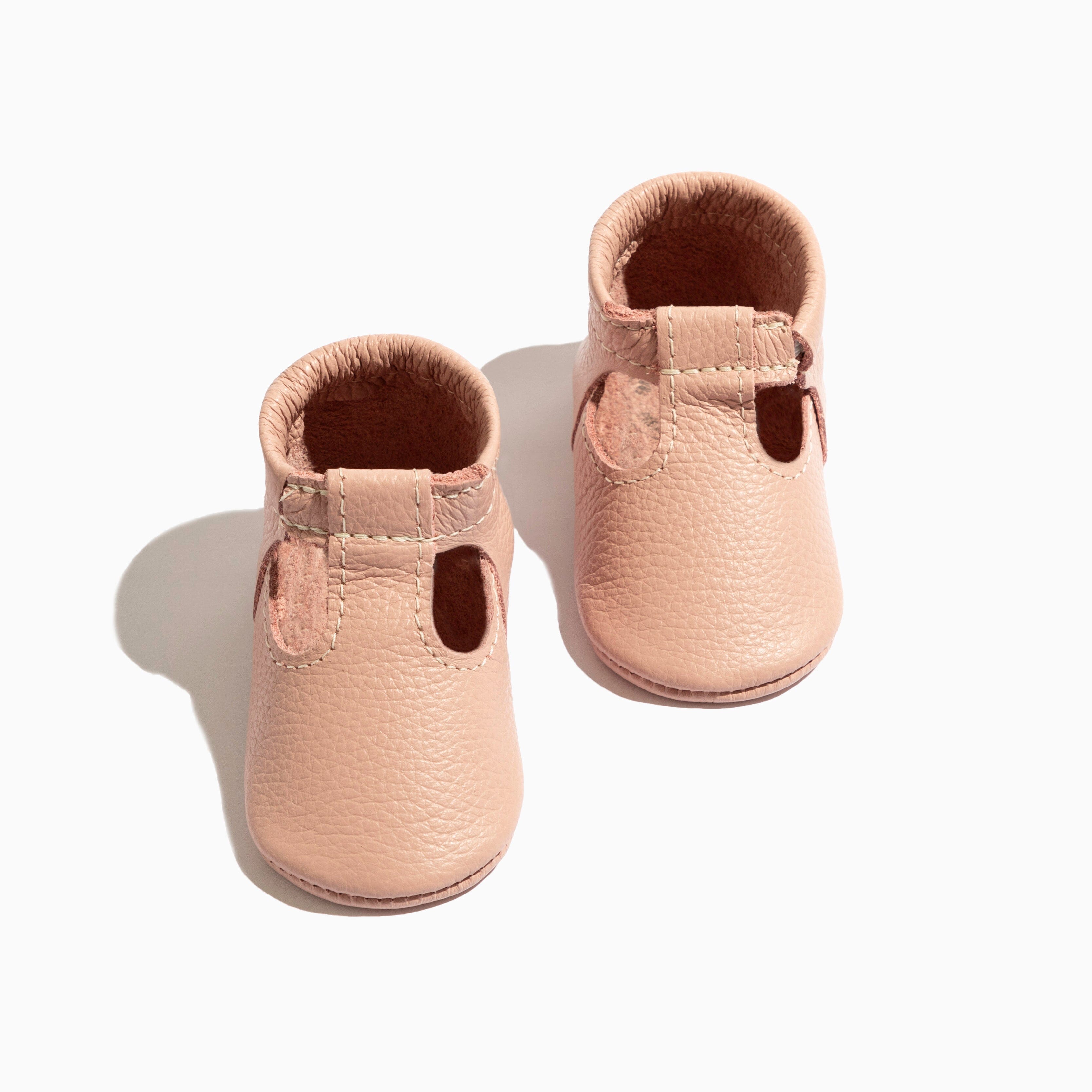 Blush T-bar Baby Shoe