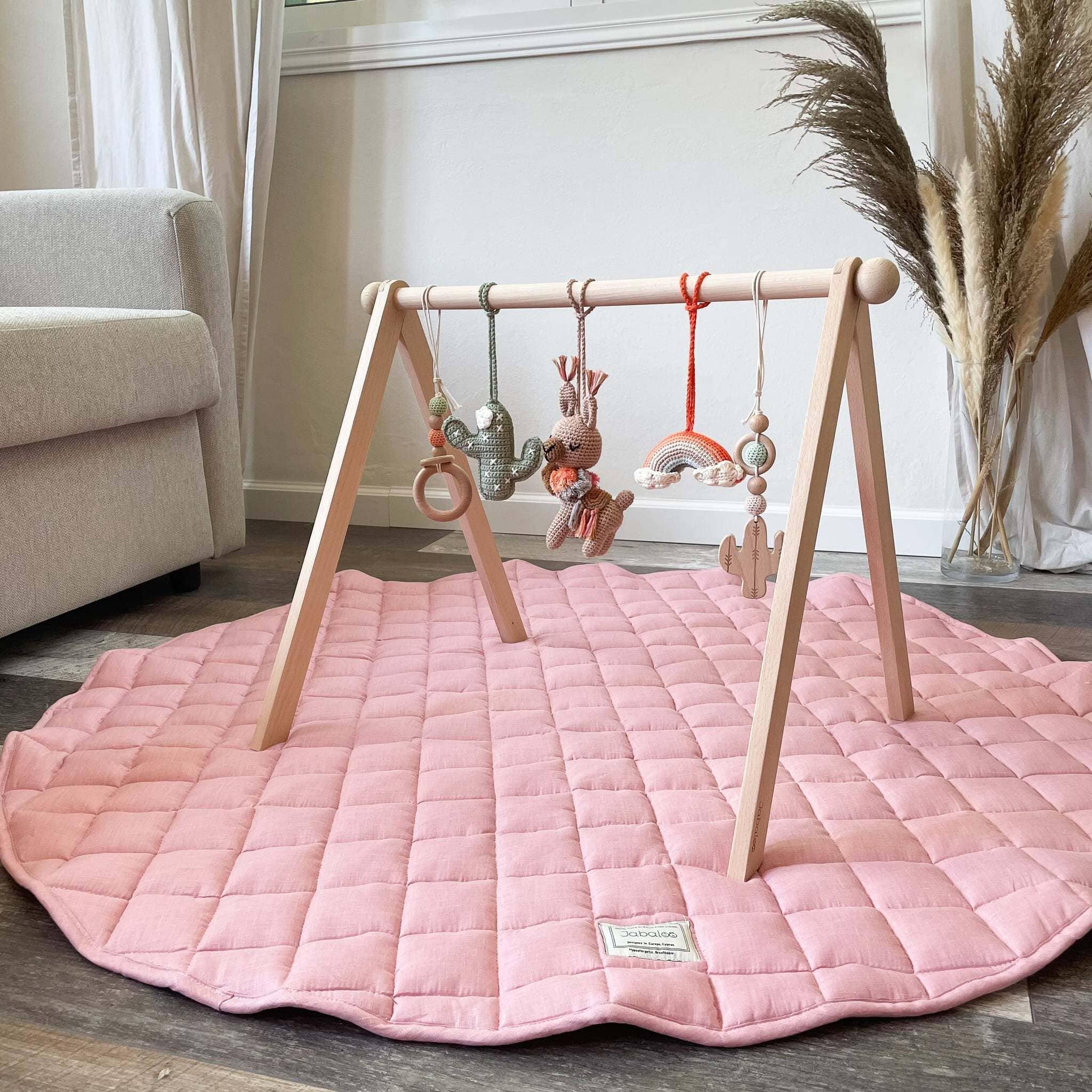 Handmade Crochet Toys For Baby Gym | Boho Desert