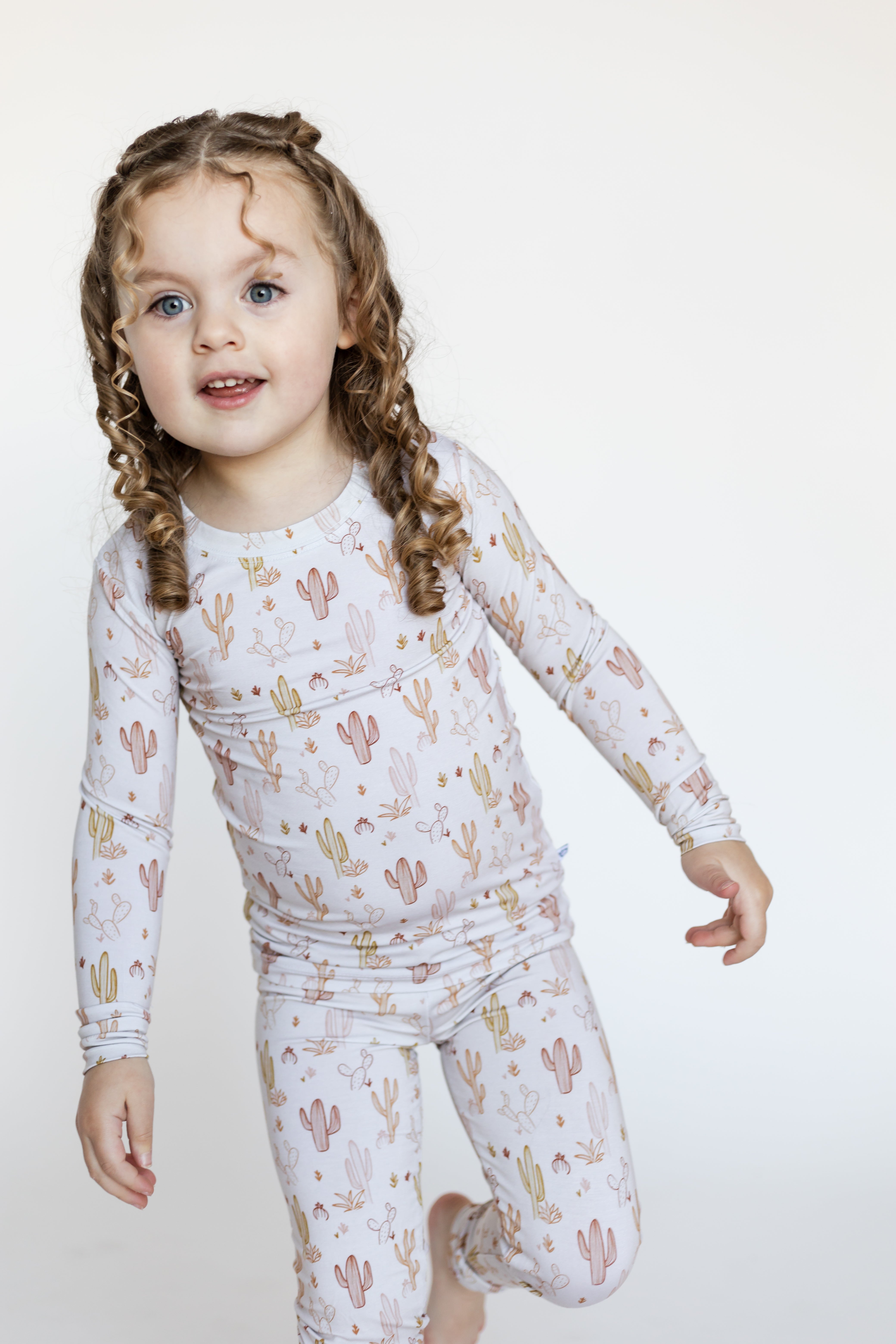 Boho Cacti Taller-tots Two-piece Pjs