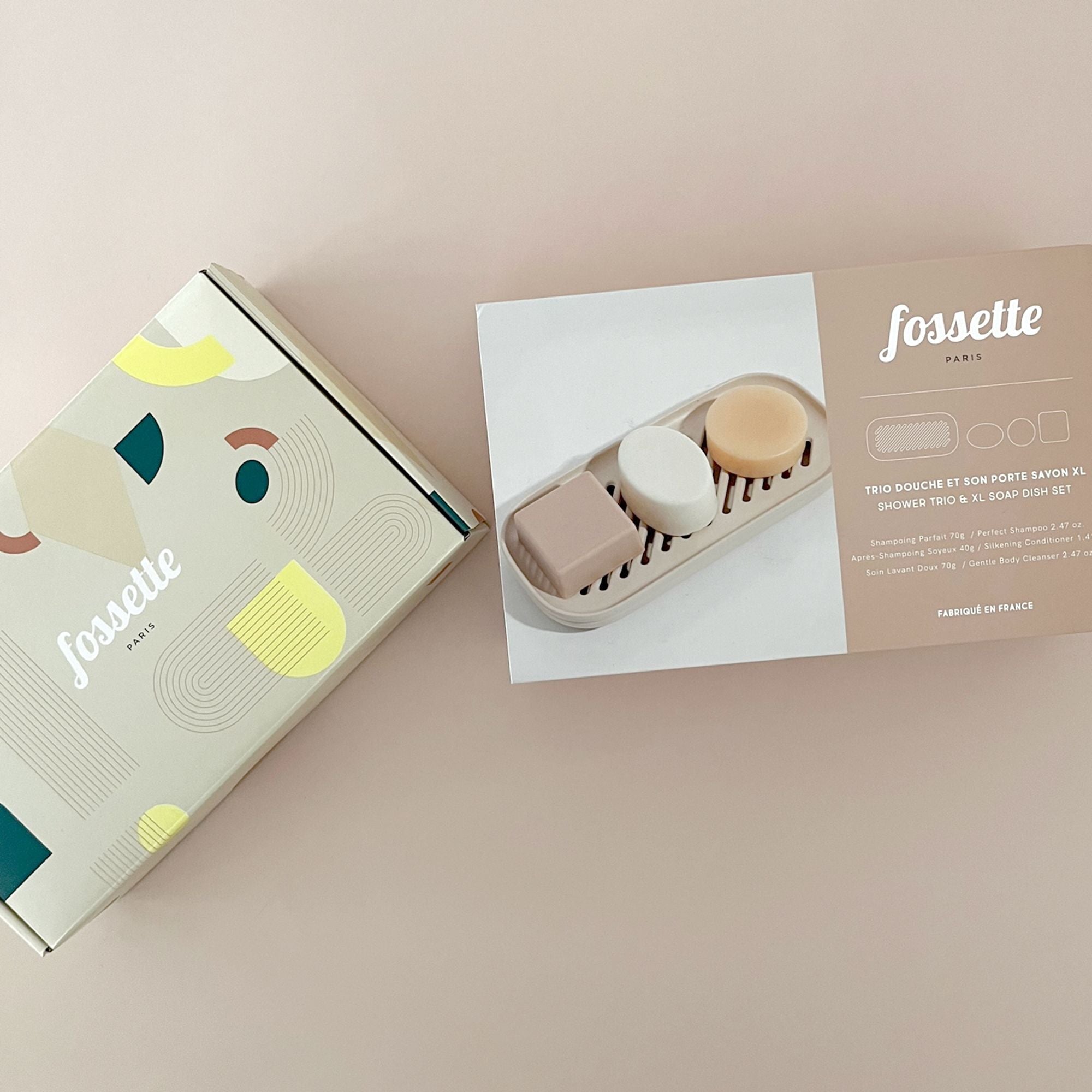 Shower Trio & Xl Soap Dish Gift Set