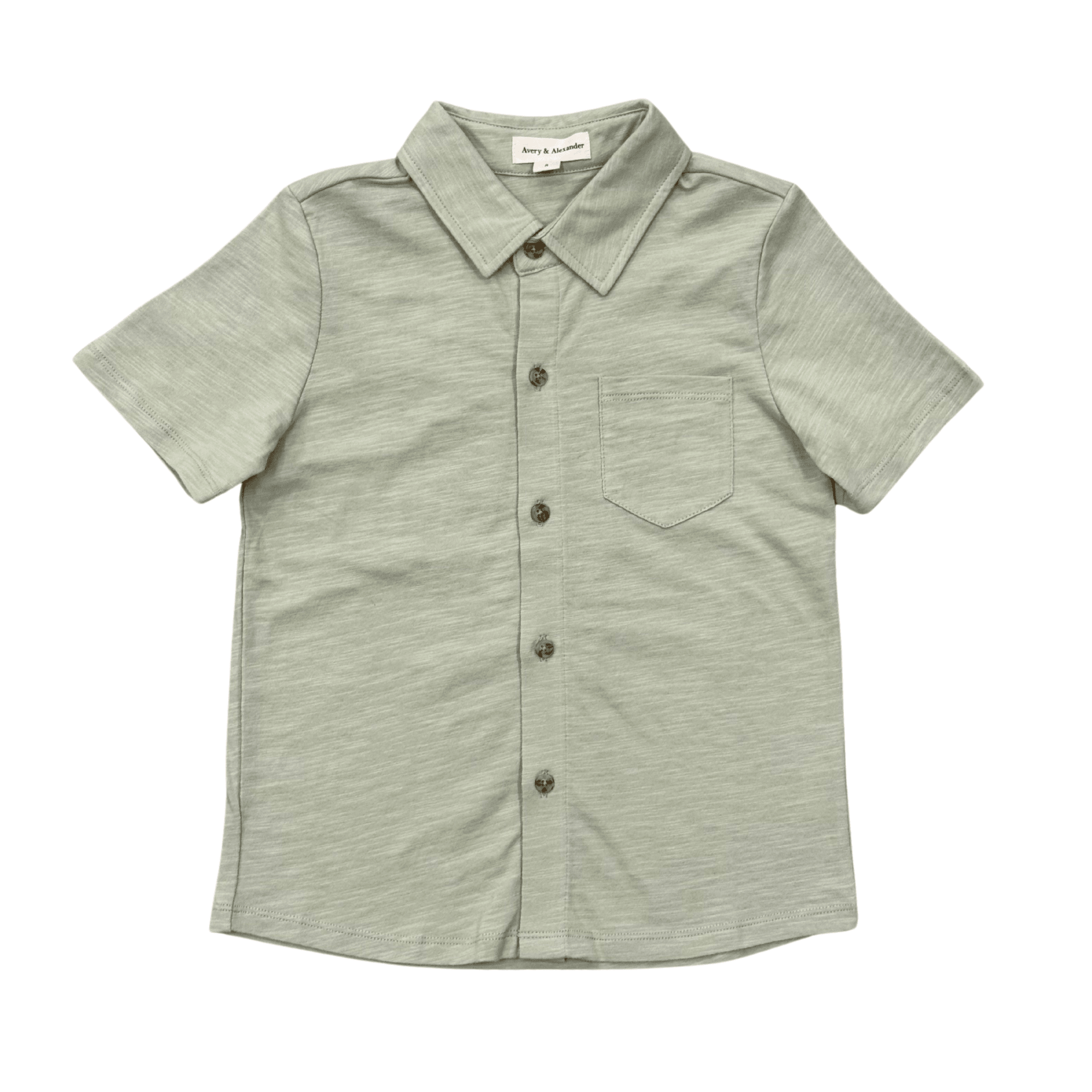 Boy's Collar Button Shirt