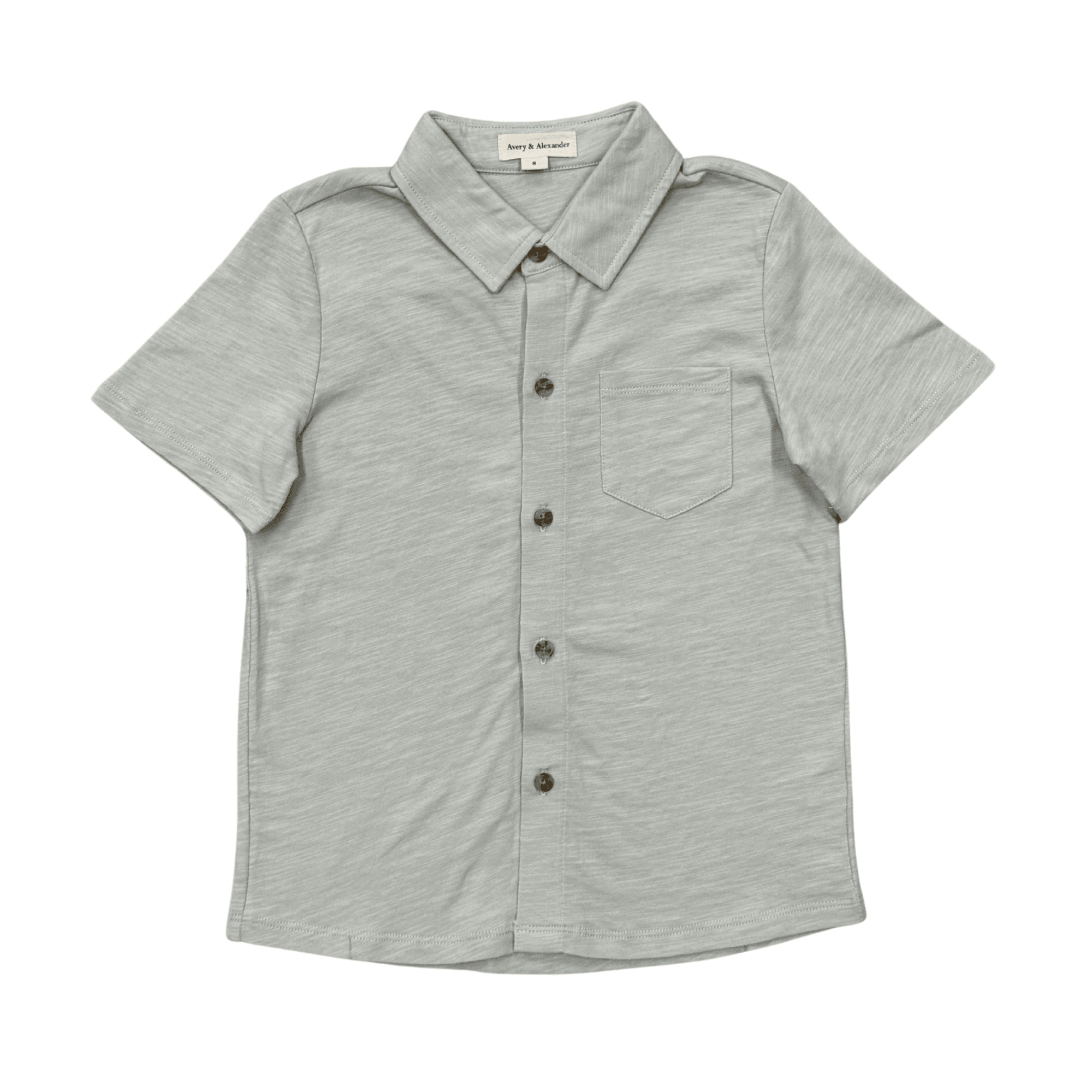 Boy's Collar Button Shirt