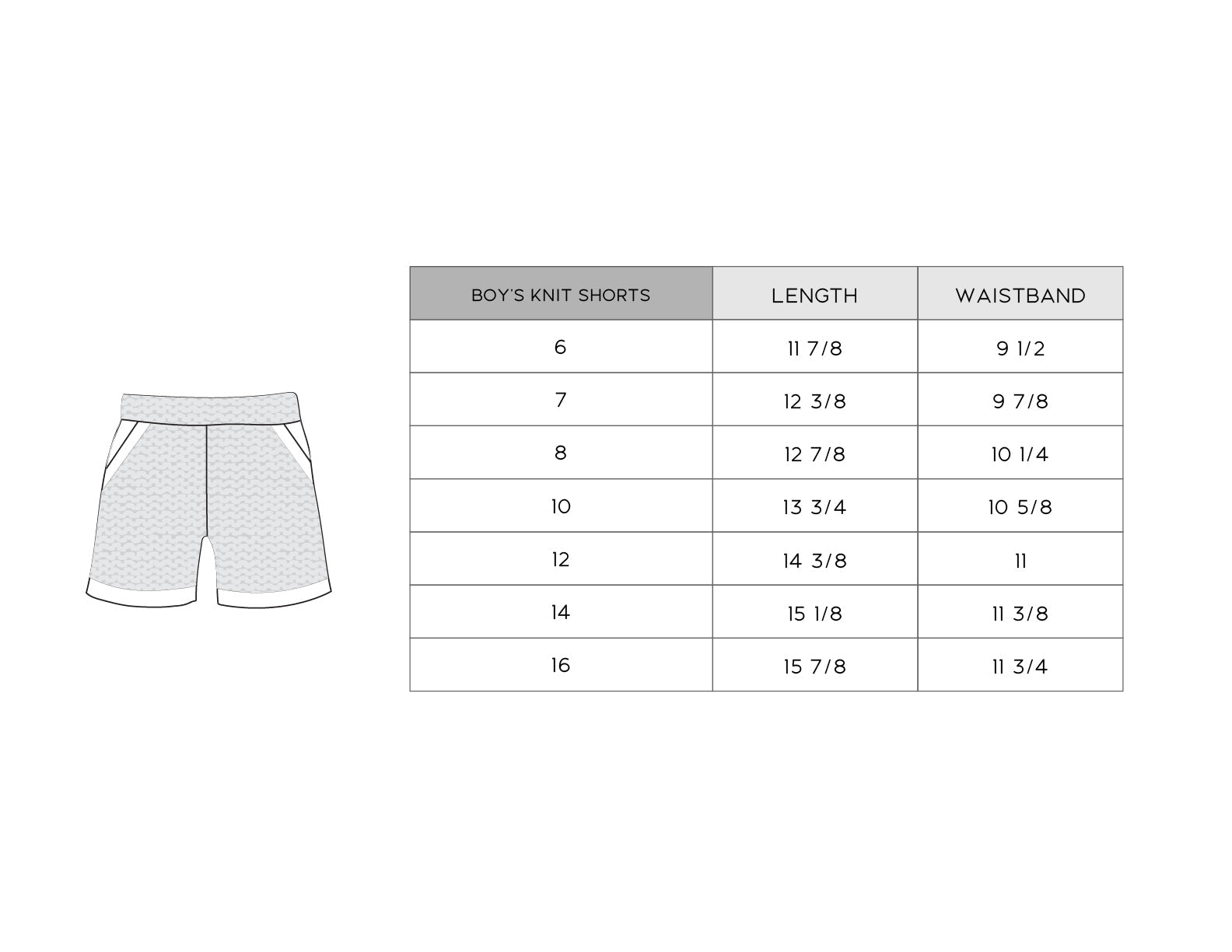 Boy's Knit Shorts