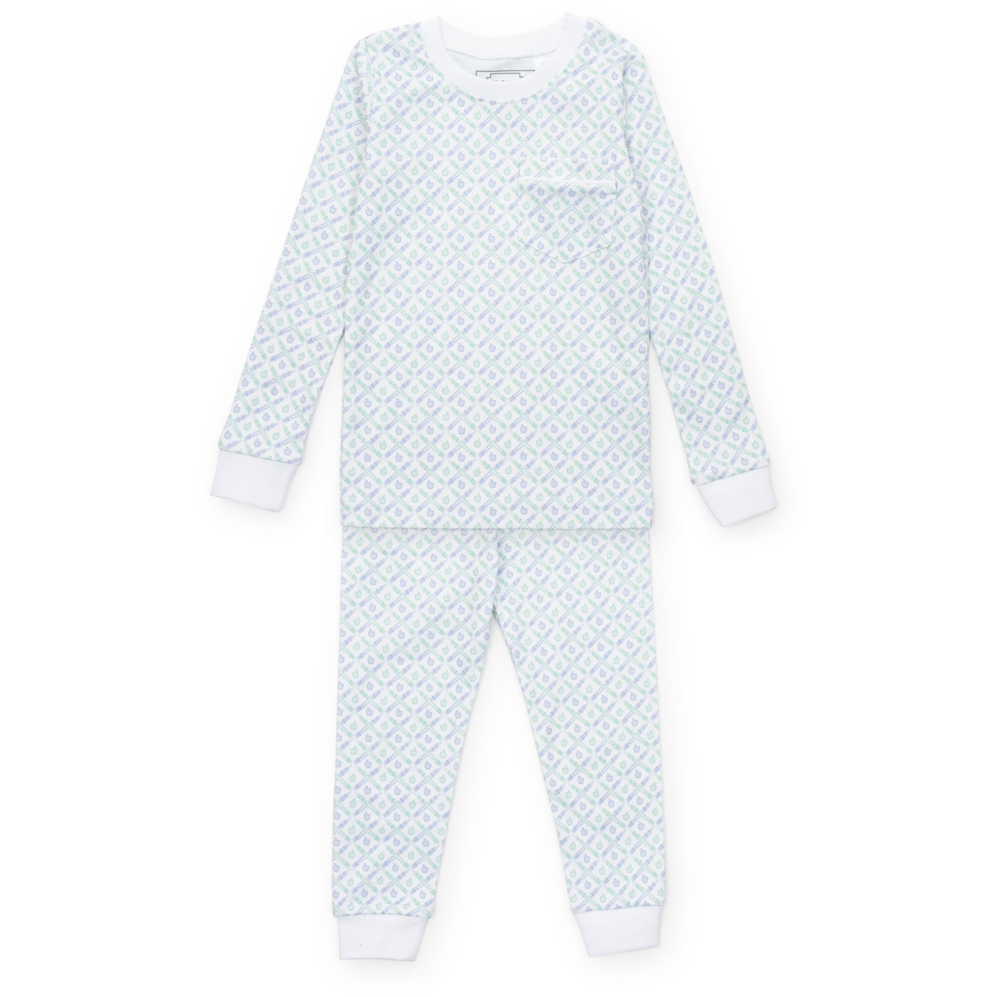 Bradford Boys' Pajama Pant Set School Plaid Blue