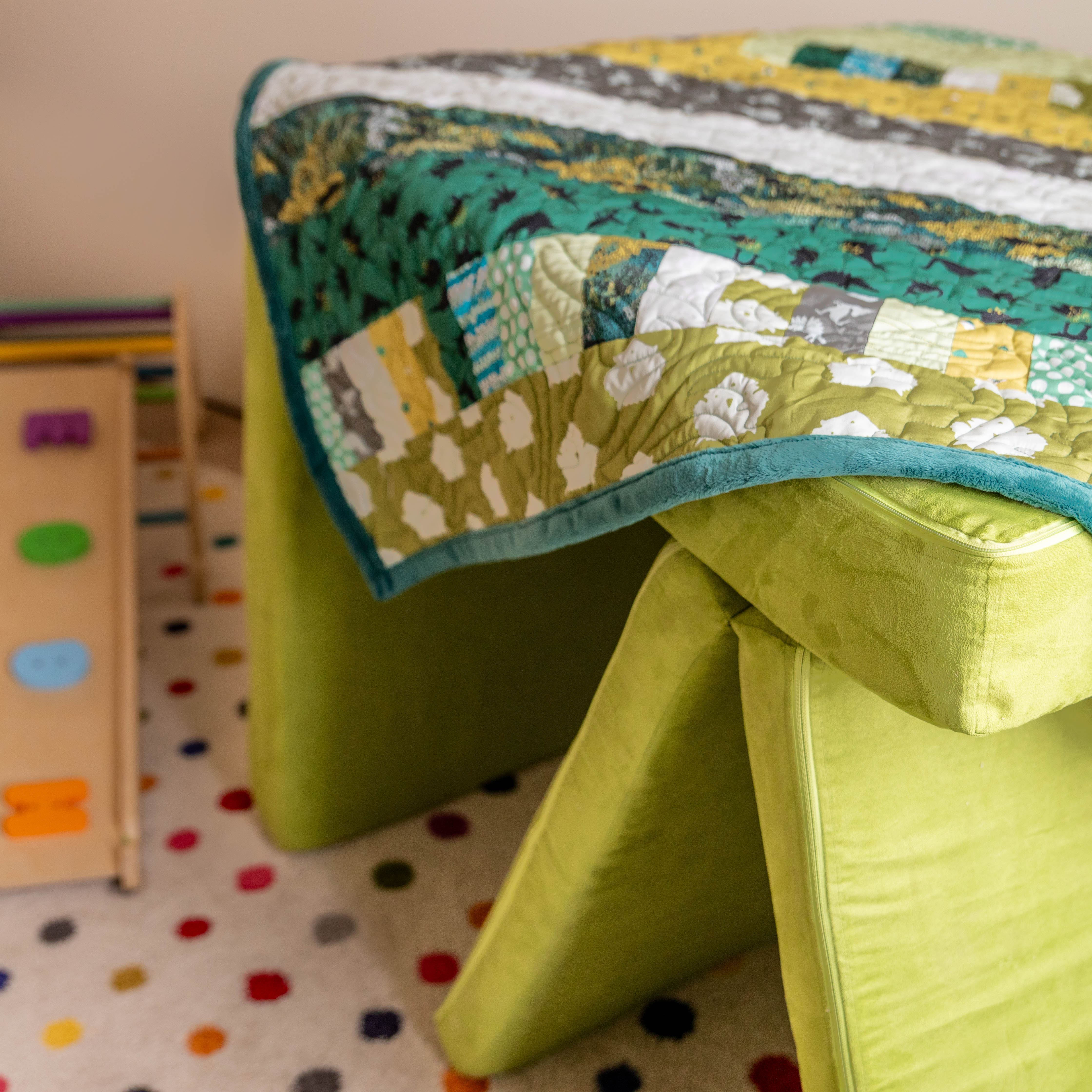 Bricks And Beams Quilt Kit - Dinosaurs