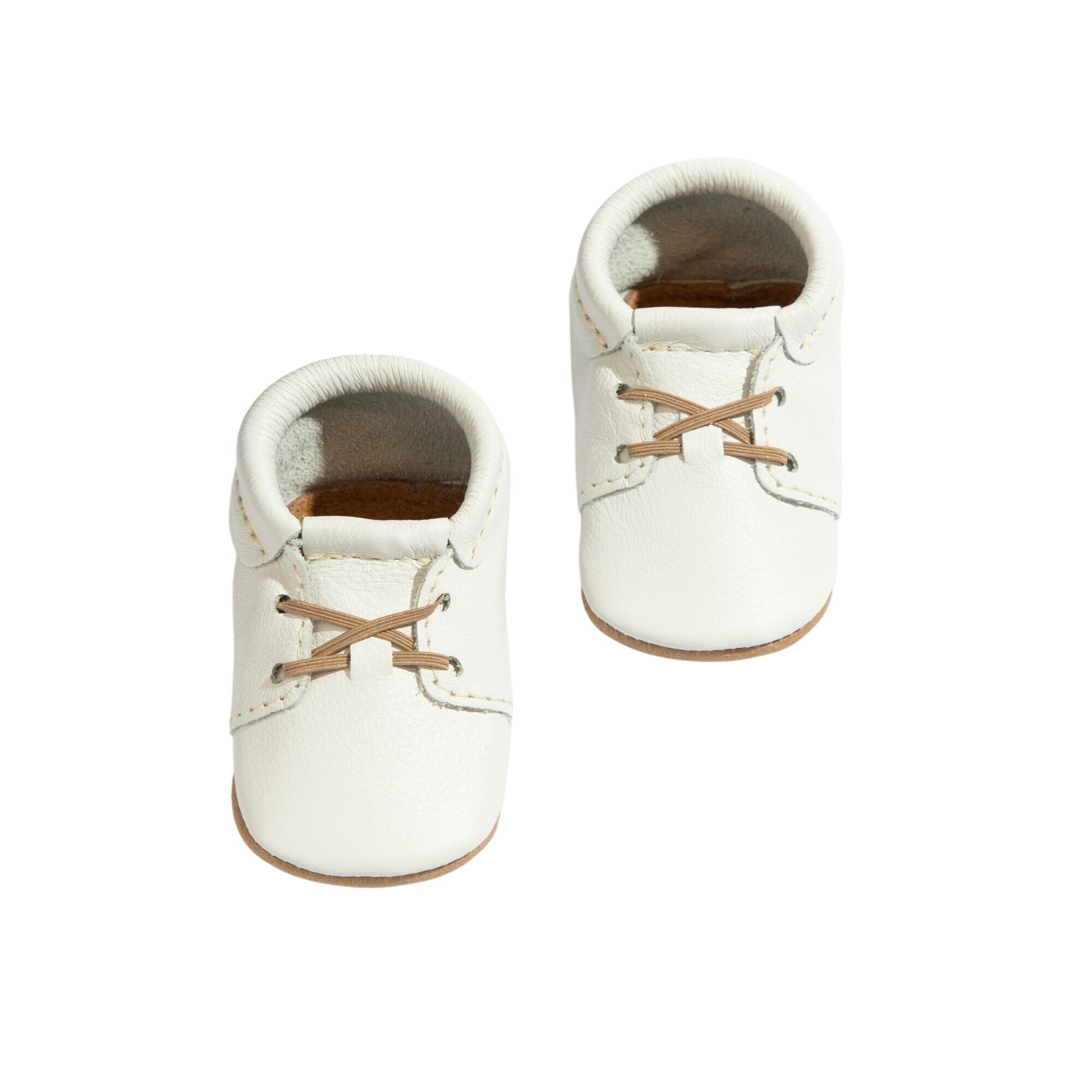 Toasted Bright White Oxford Baby Shoe