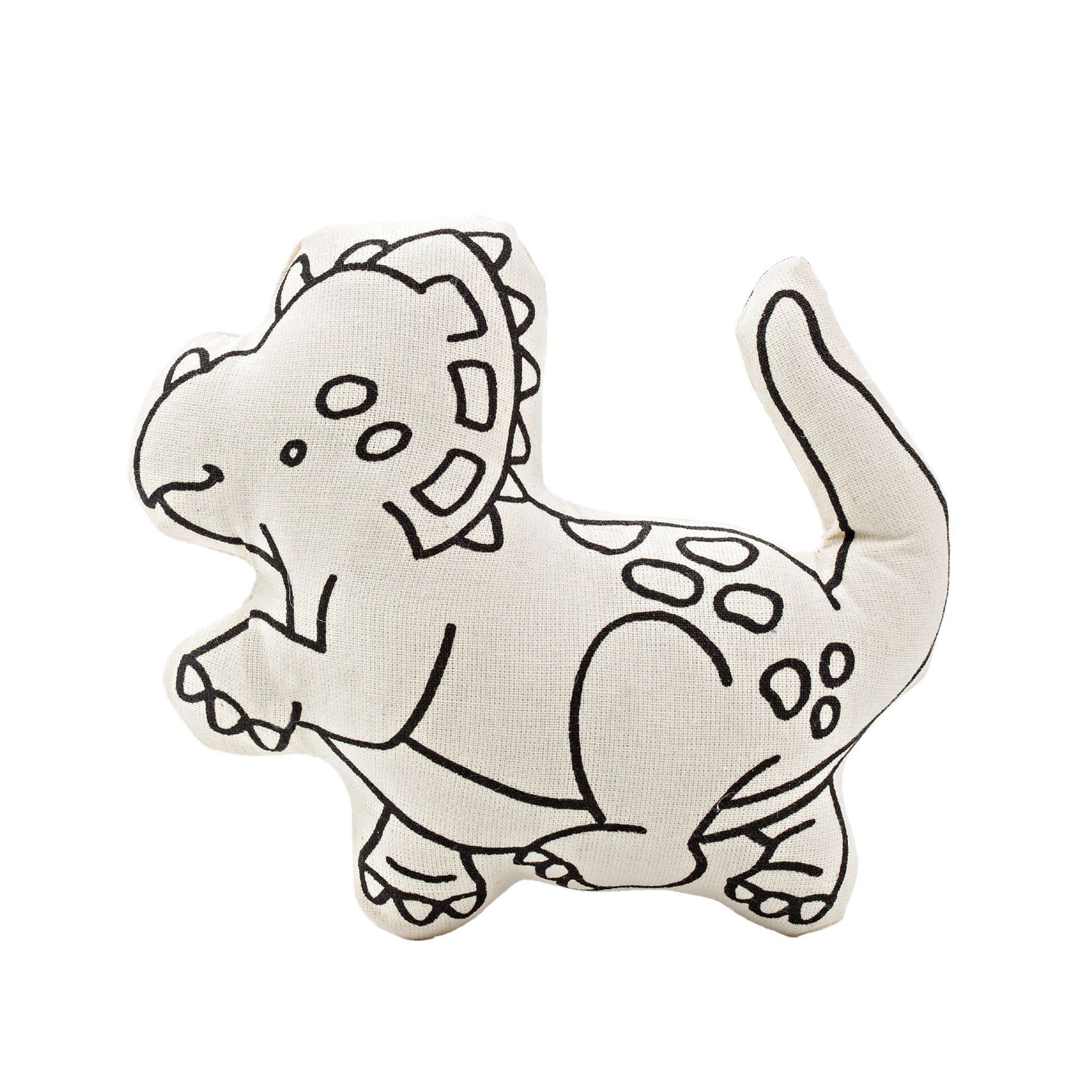 Jurassic Series: Triceratops Dinosaur For Coloring And Creative Play
