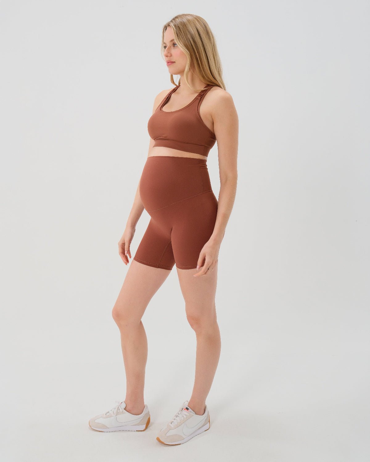 Axk Core Maternity Bike Short - Brown