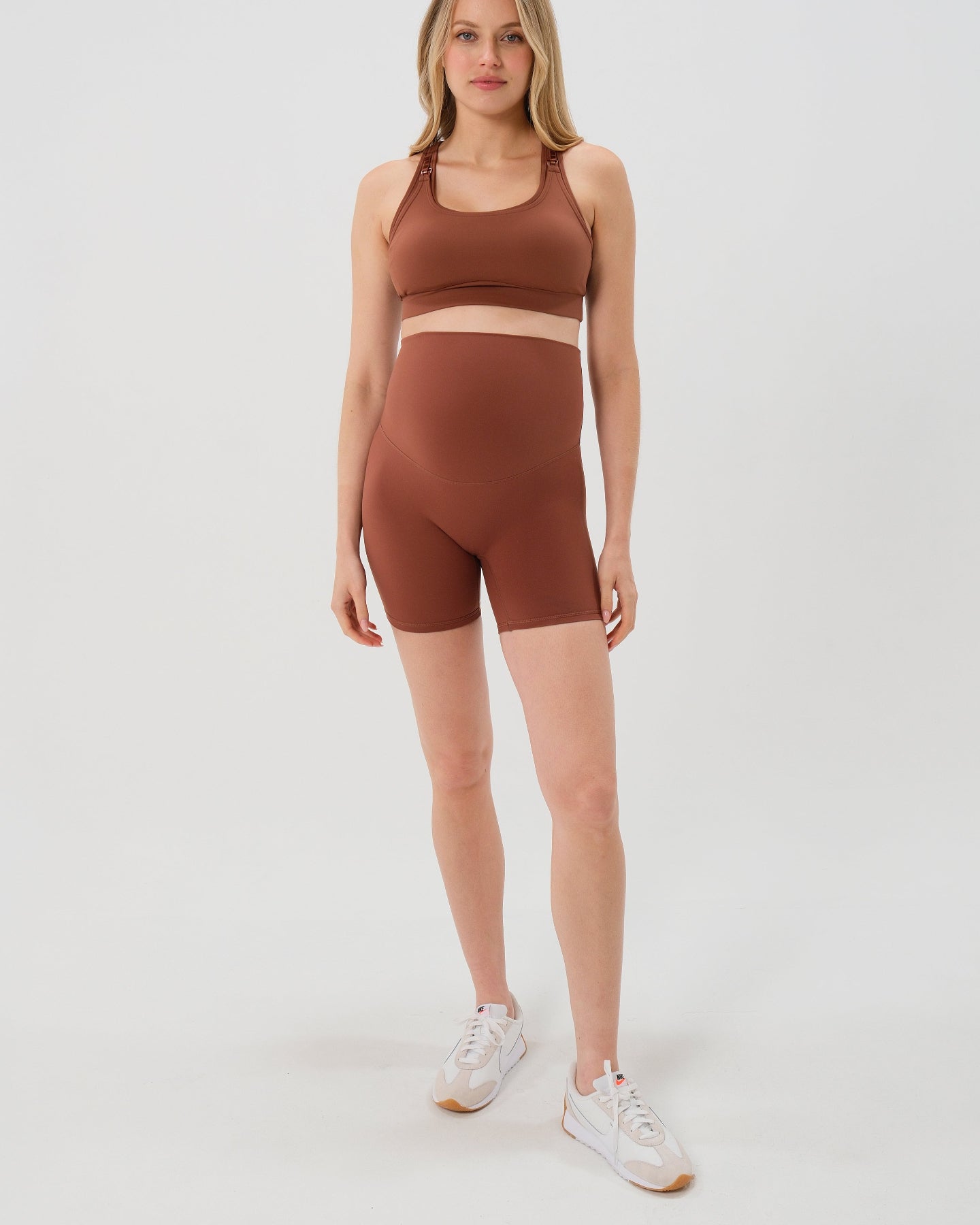 Axk Core Maternity Bike Short - Brown