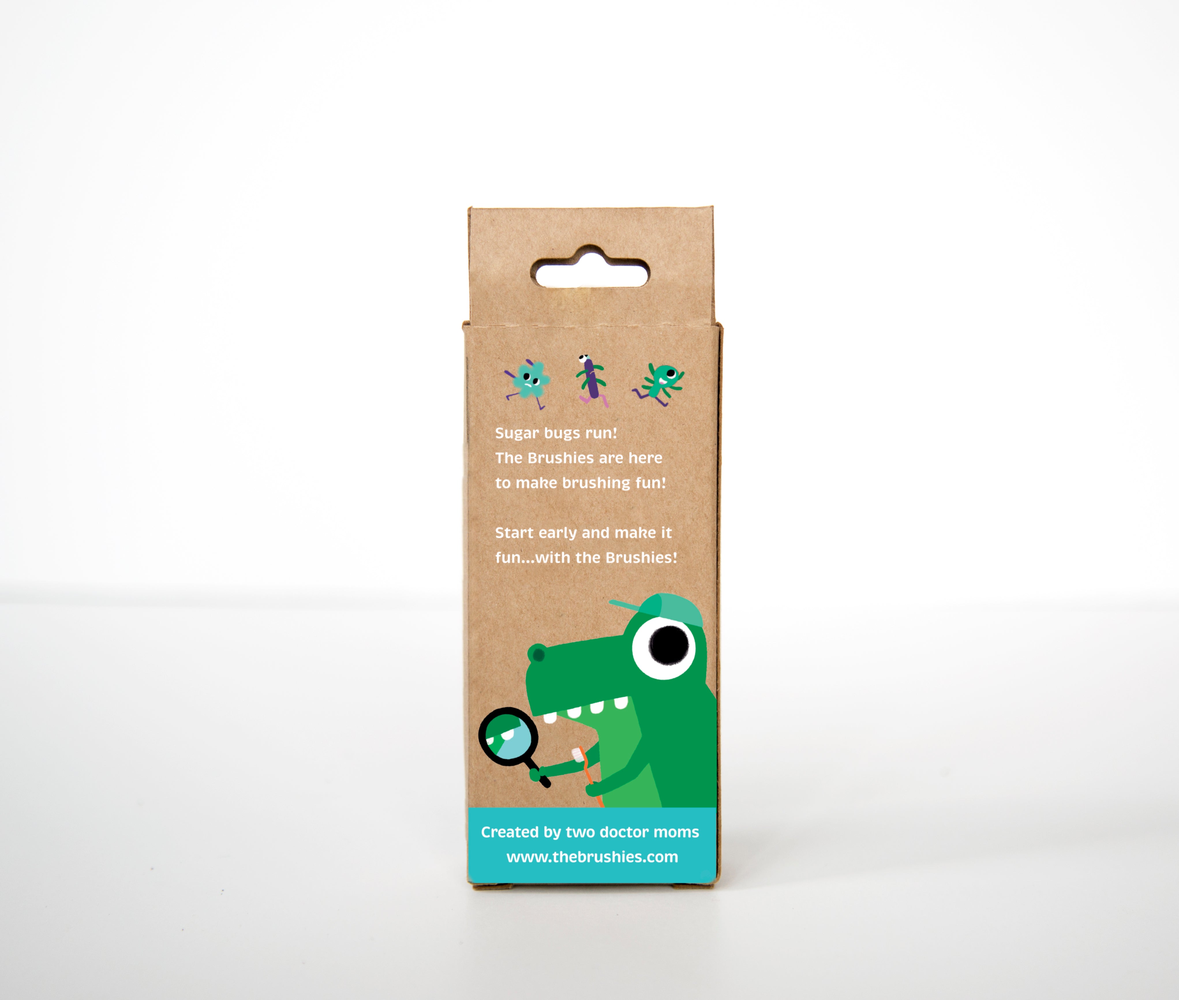 Chomps The Dino Finger Toothbrush