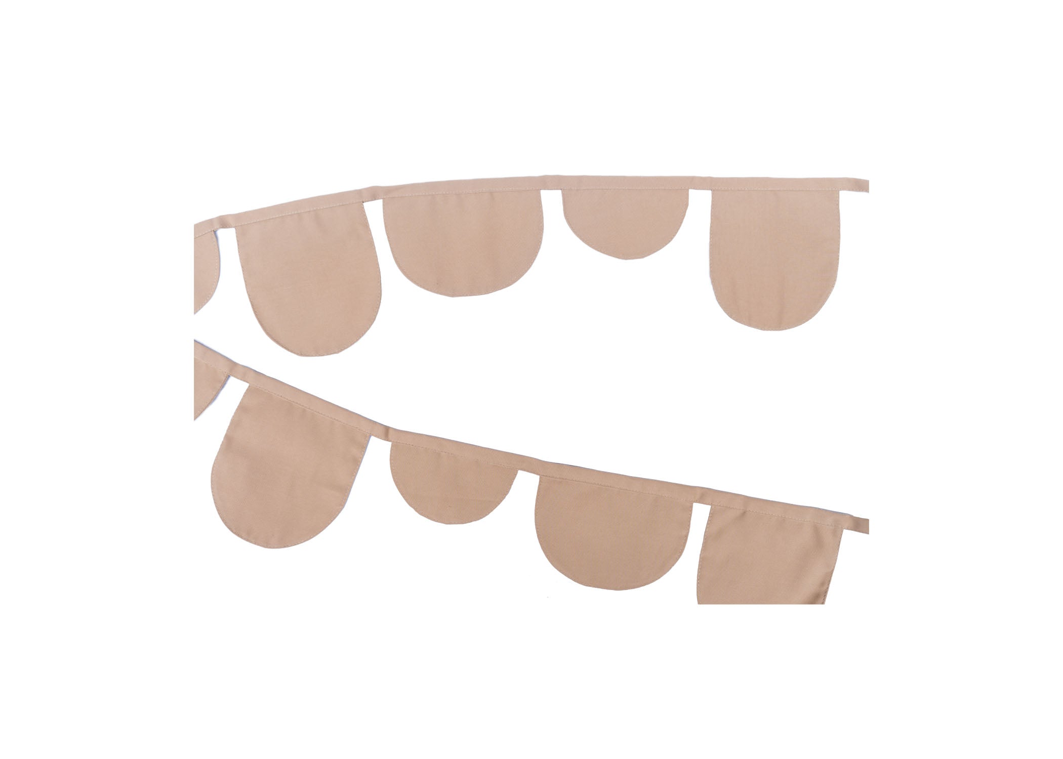 Scalloped Bunting - Taupe