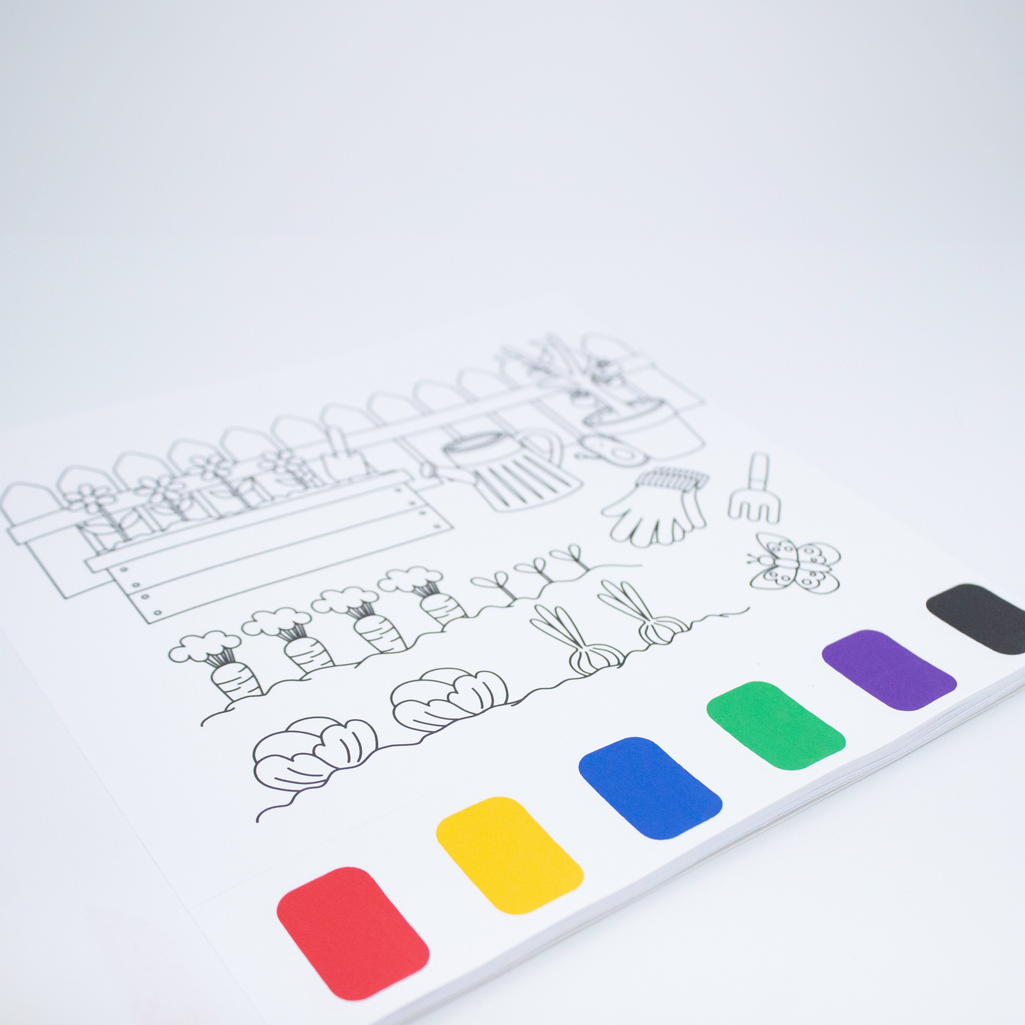 Avi's Adventures Watercolor Paint Book + Water Pen (ages 3+)