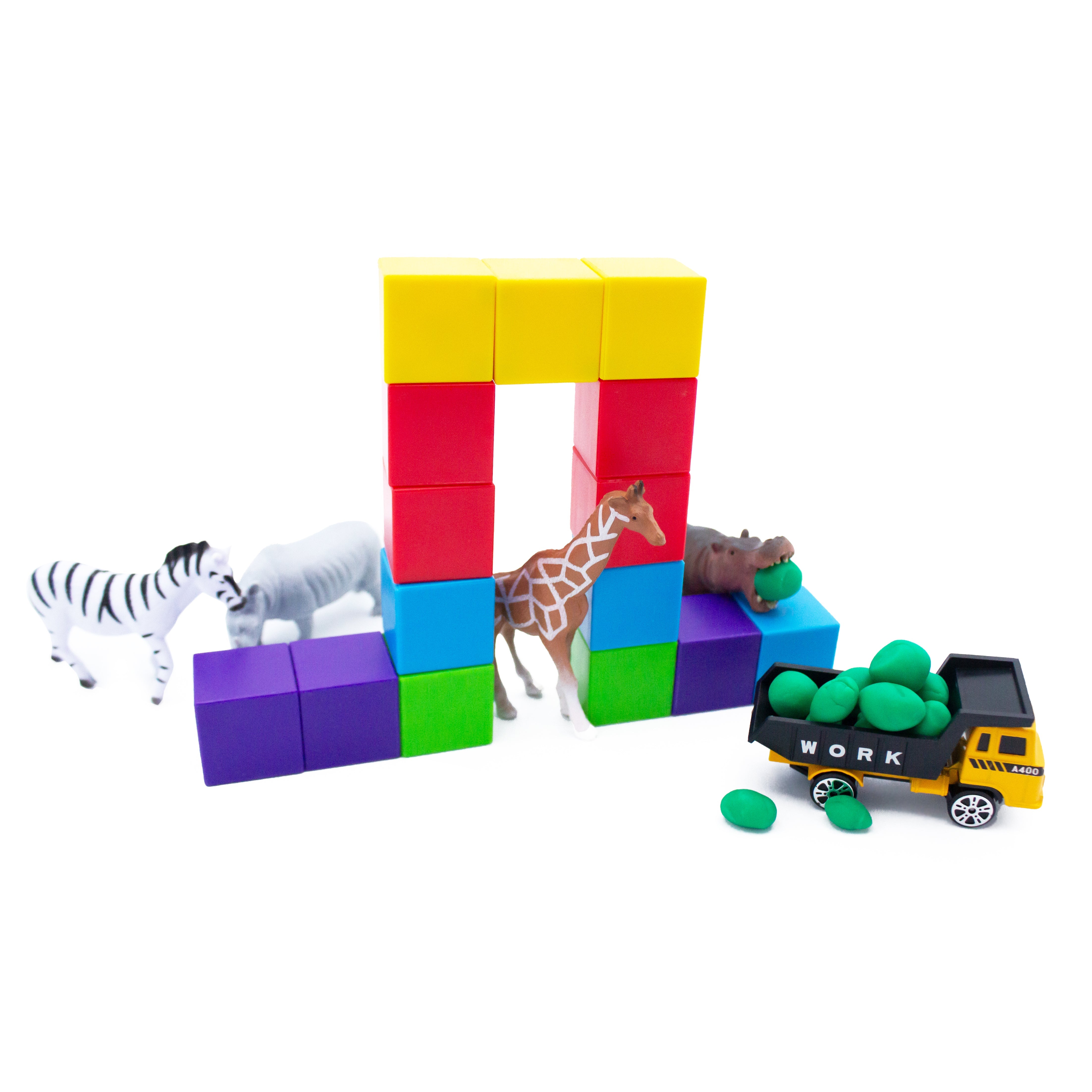 Bapronbaby 18pc Magnetic Blocks (ages 3+)