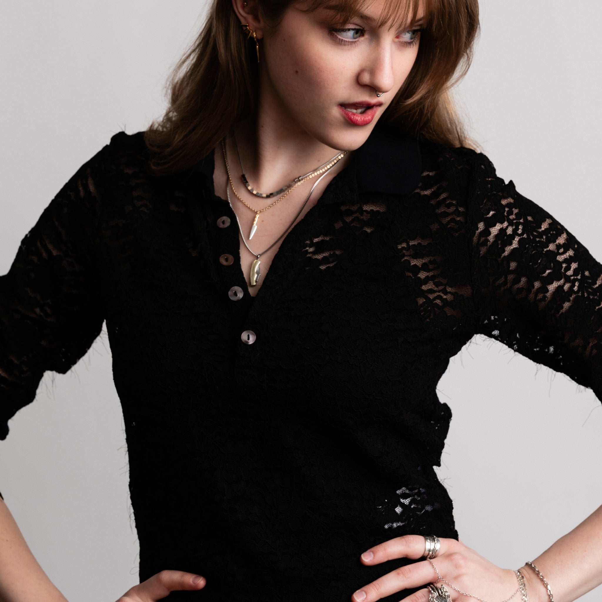 Butcher Knife Charm Necklace