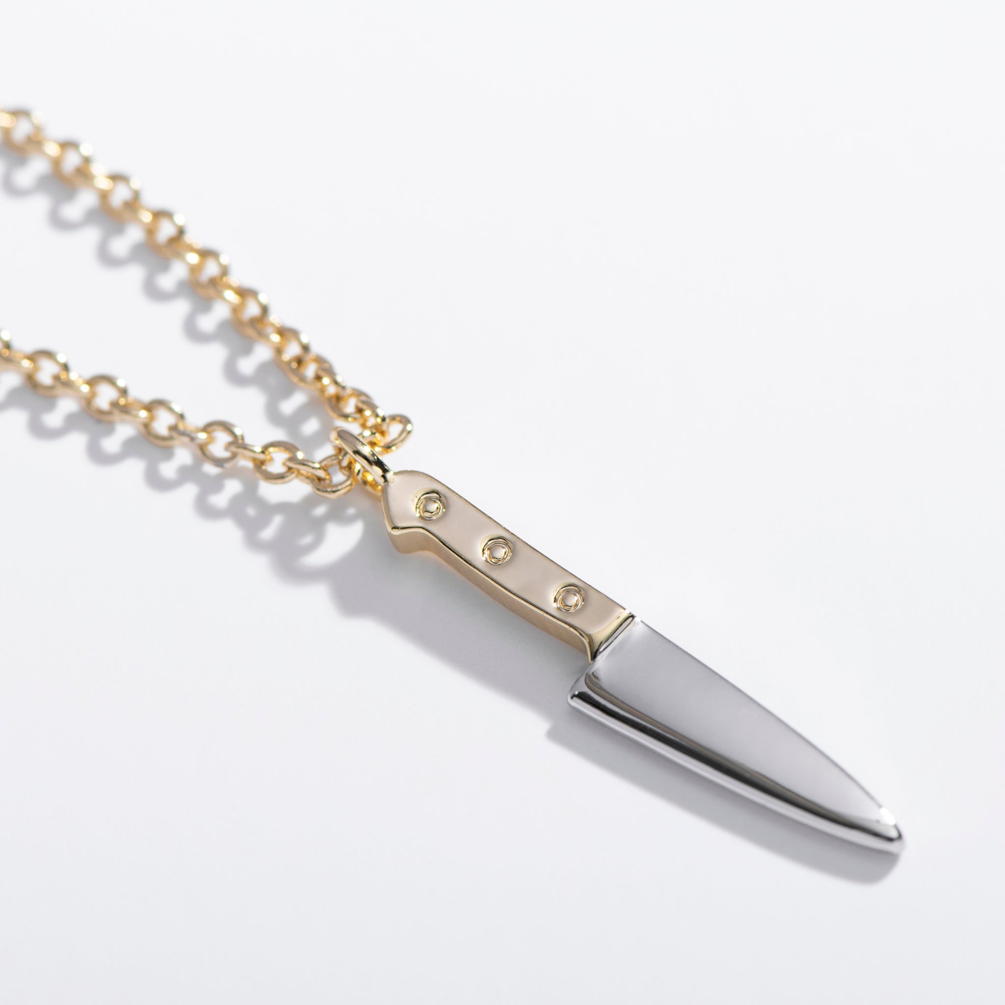 Butcher Knife Charm Necklace