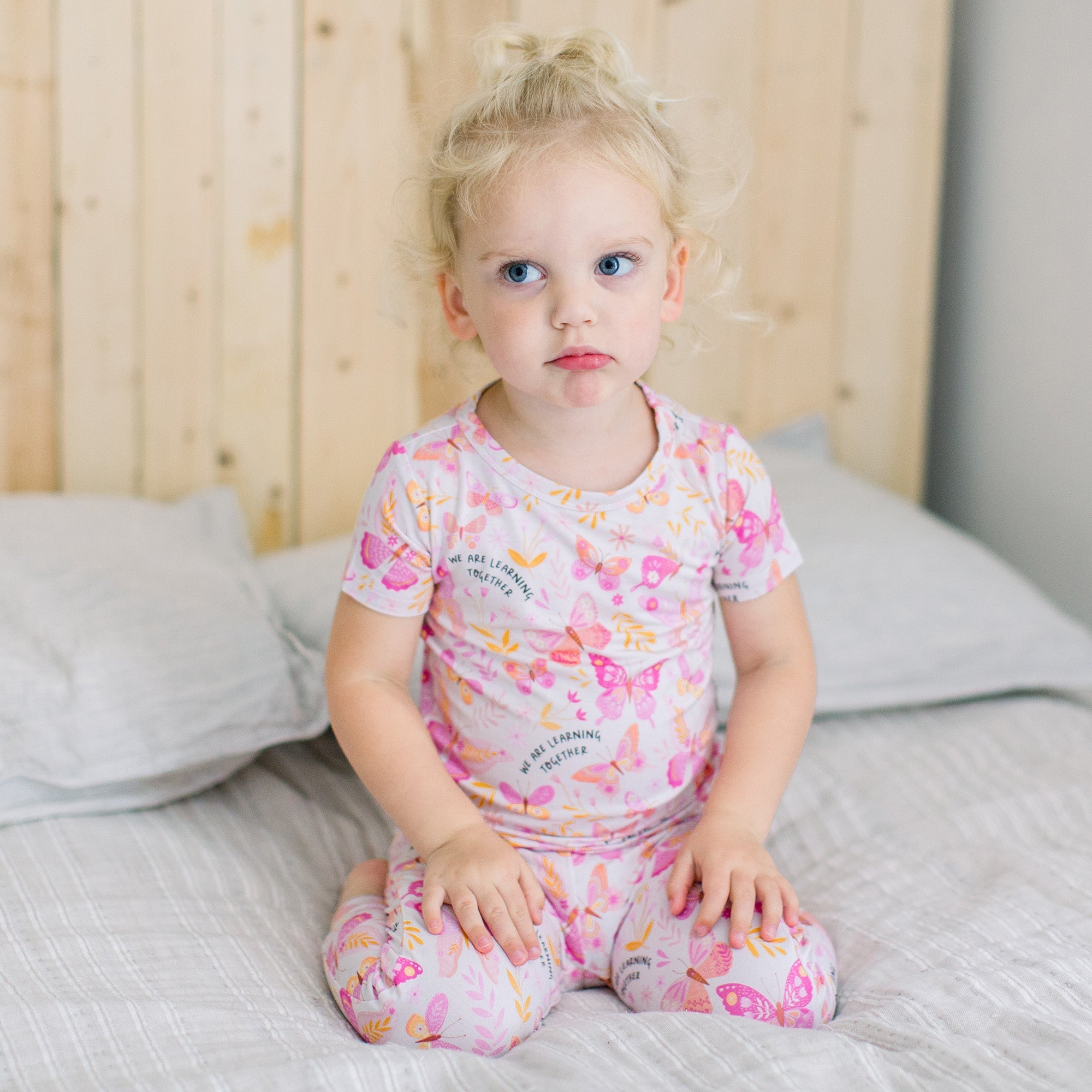 The Second-skin 2-piece Short Sleeve Pajama | Butterfly Smoochies