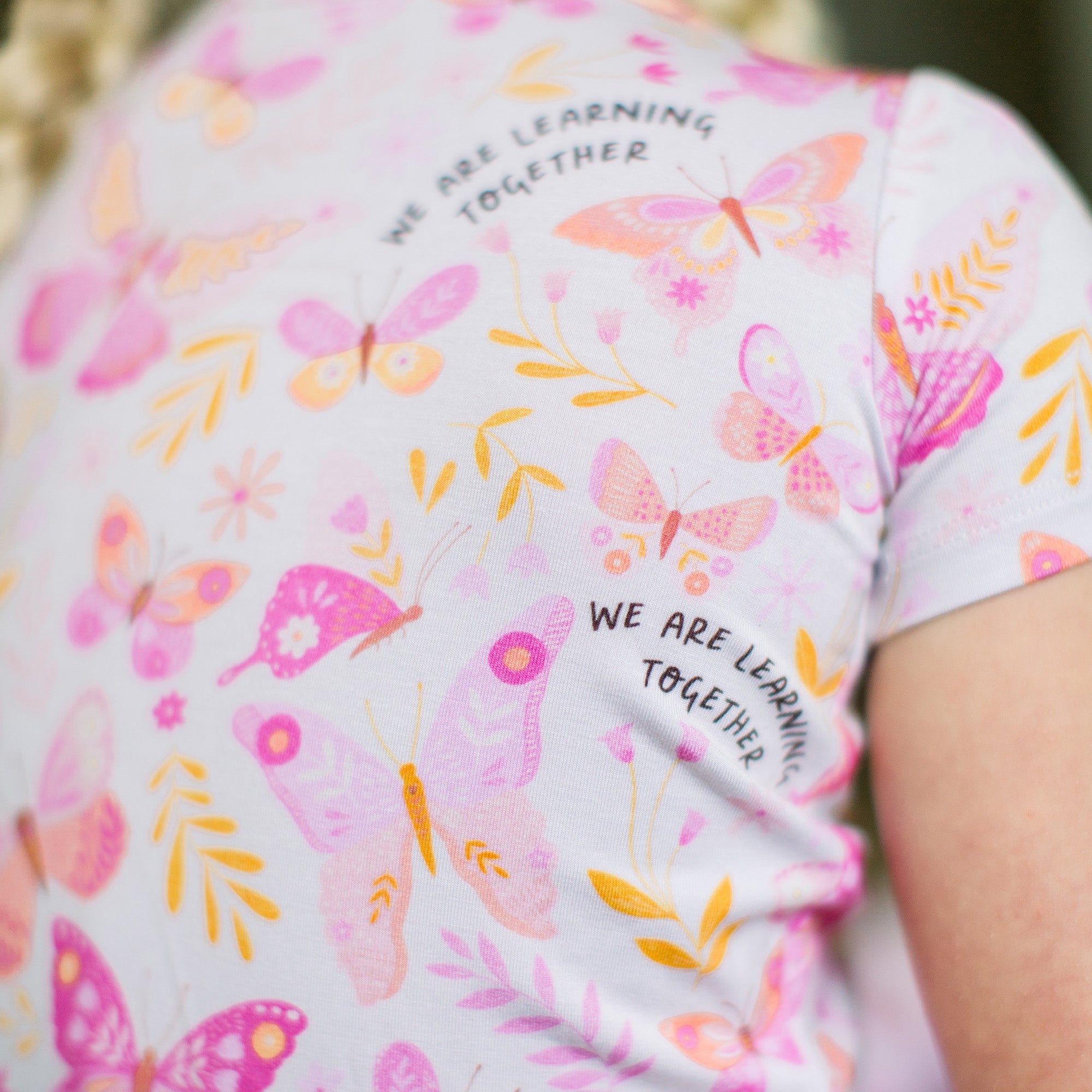 The Second-skin 2-piece Short Sleeve Pajama | Butterfly Smoochies