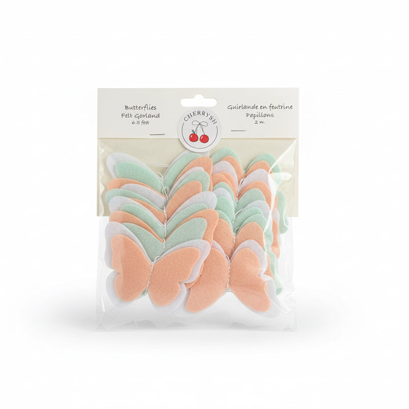 Butterfly Felt Garland