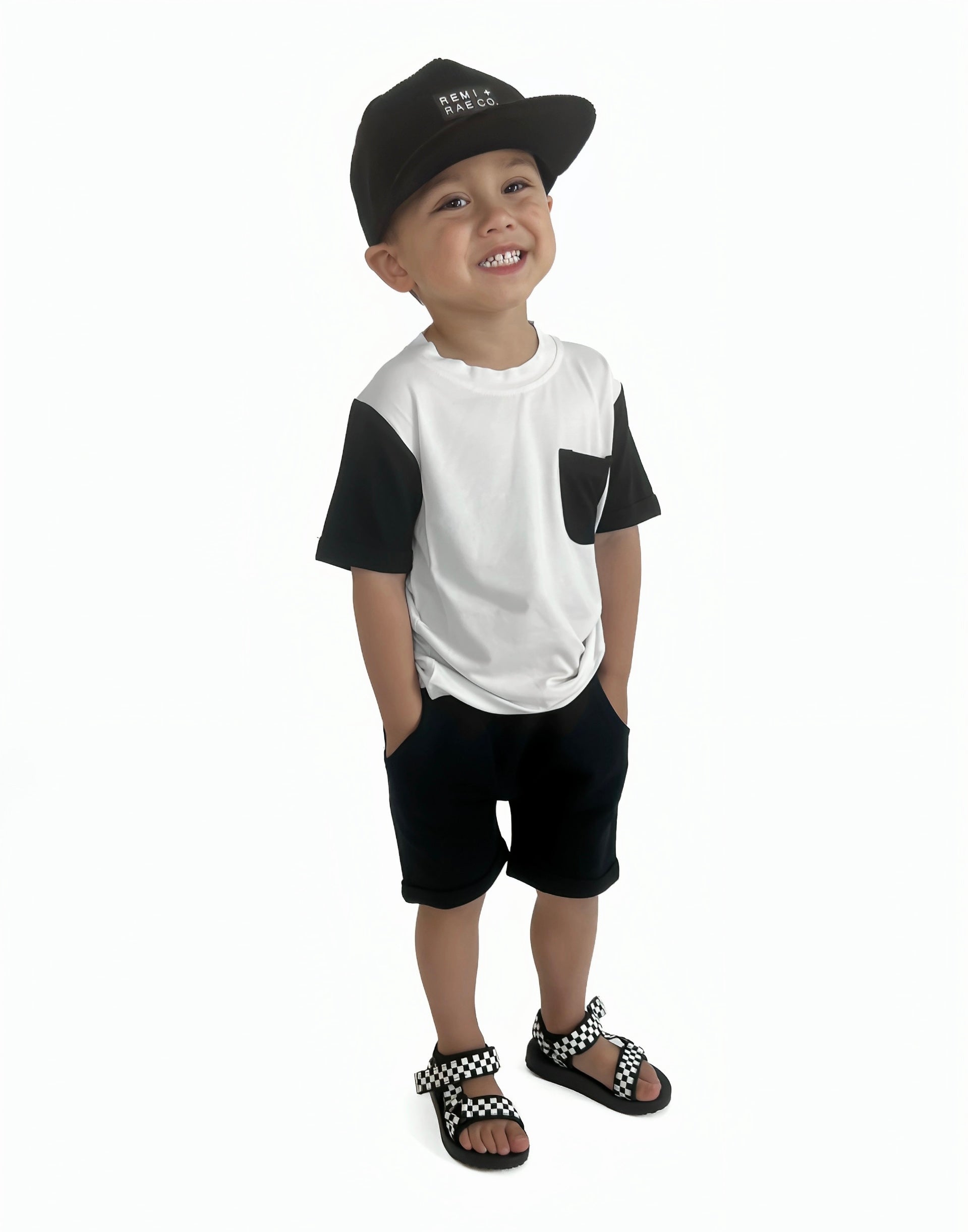 Bamboo Harem Shorts - Black