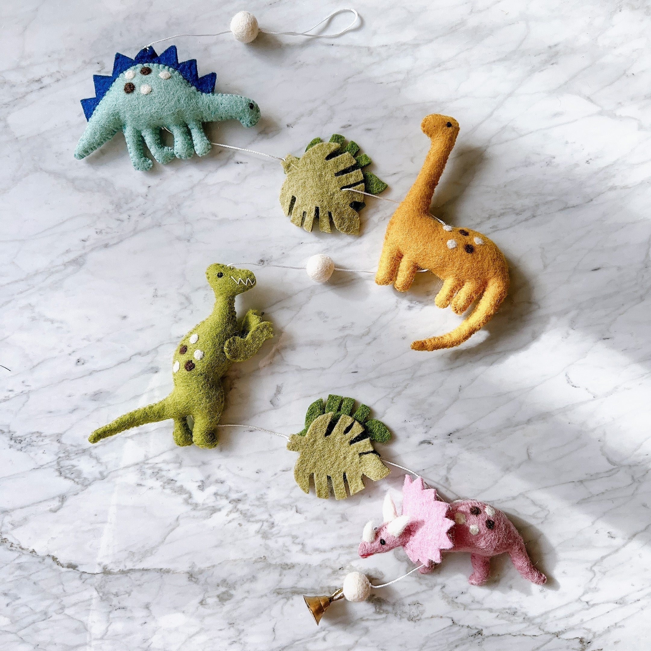 Felt Garland - Jurassic Dinosaur