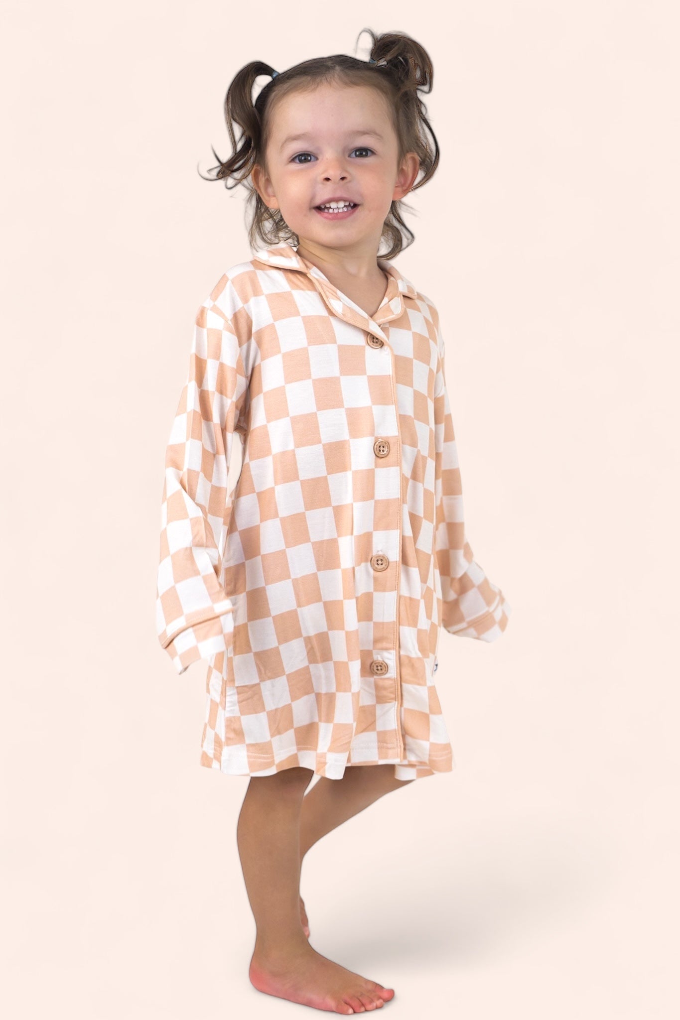 Sandy Checkers Girl's Dream Gown