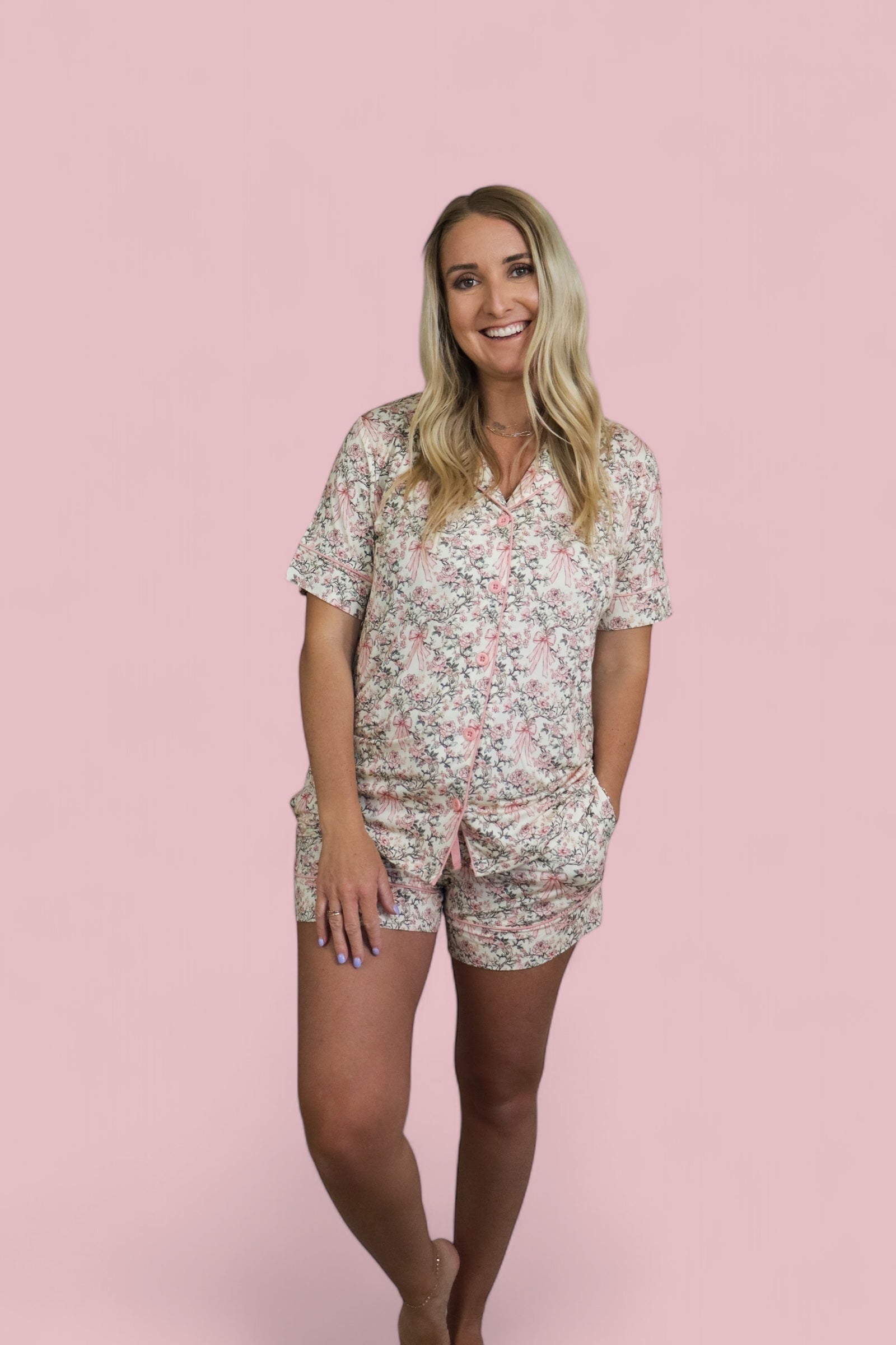 Victorian Bloom Women’s Dream Short Set