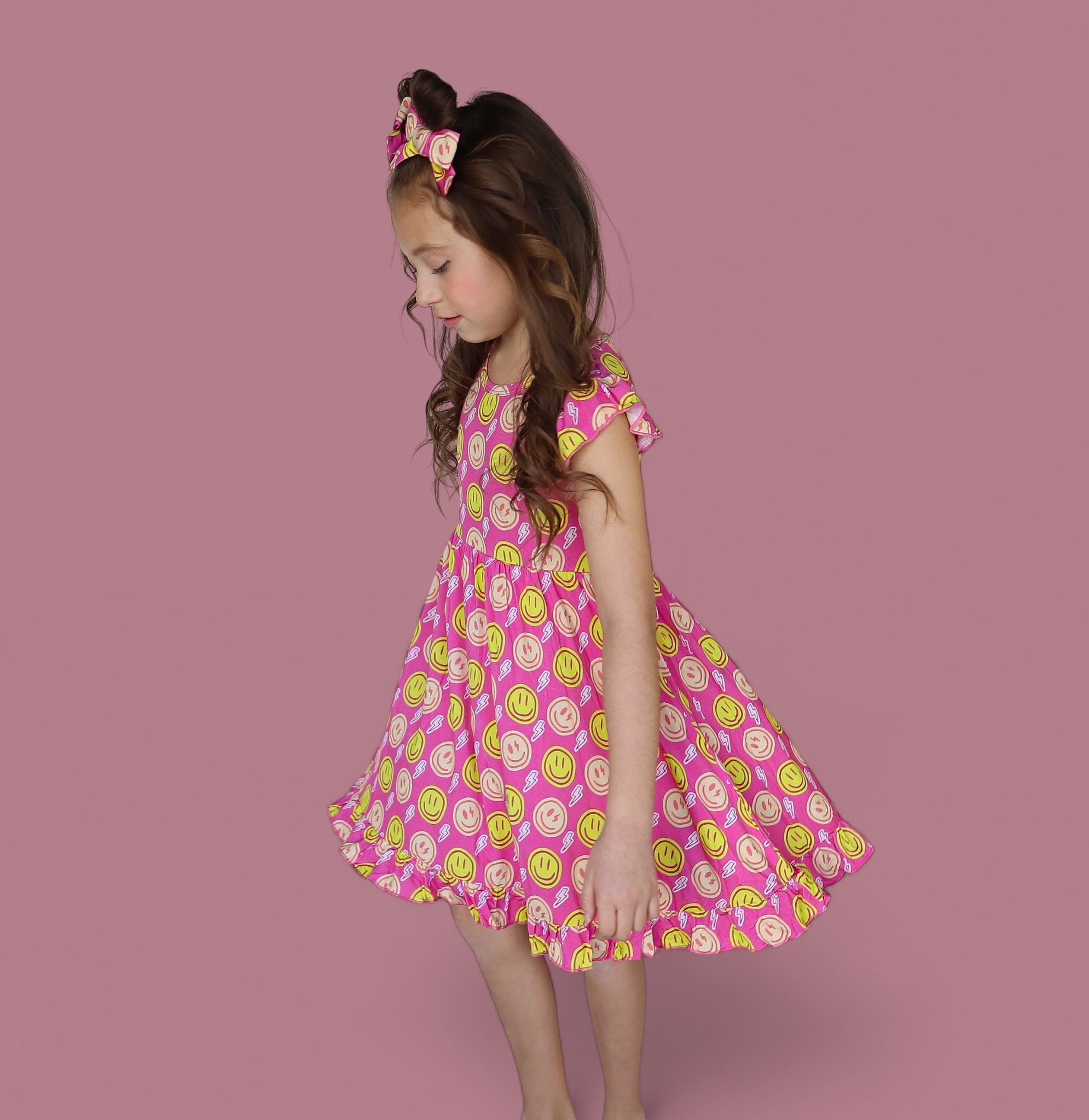 Radiant Smiles Dream Ruffle Dress