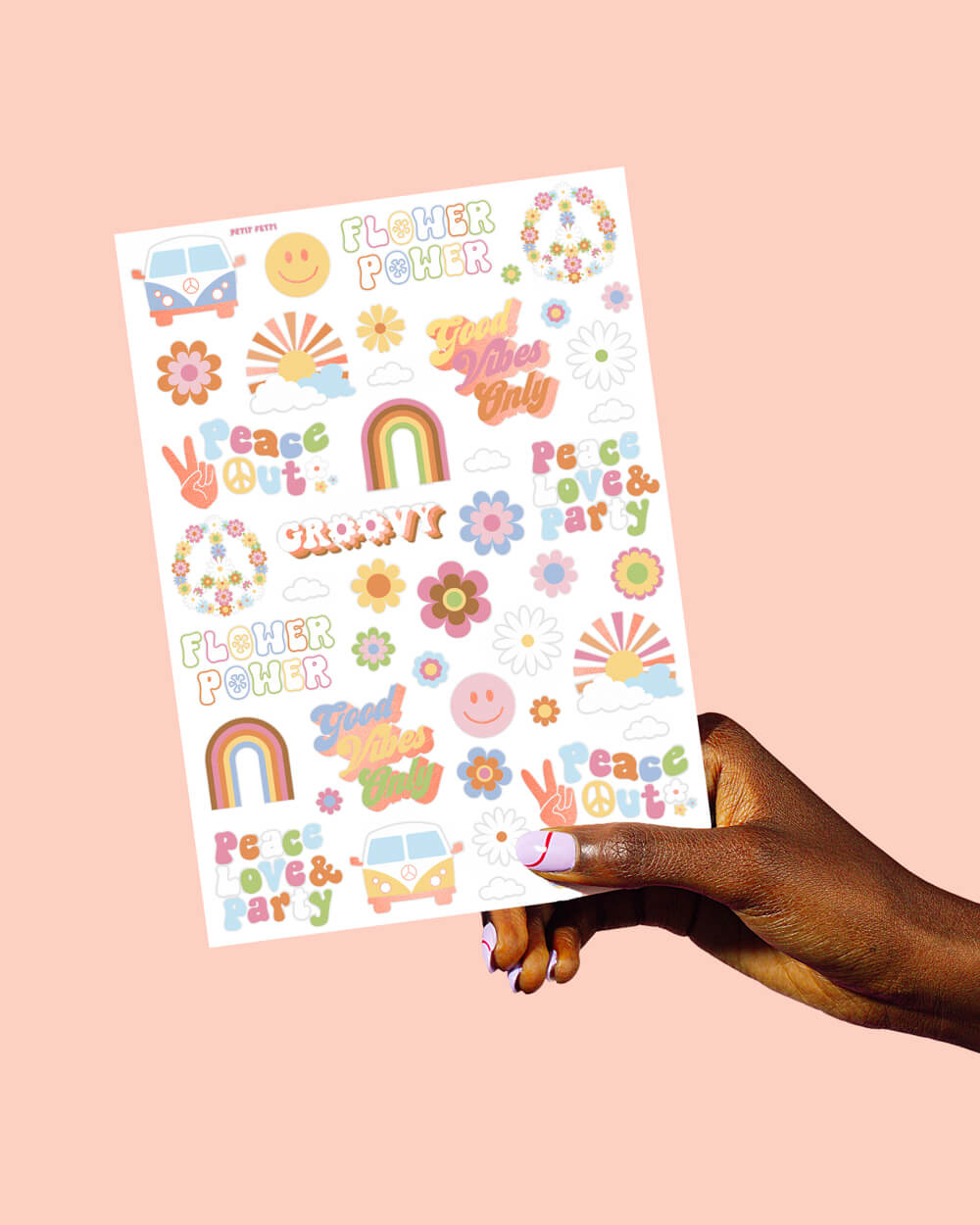 Groovy Tats - 54 Foil Temporary Tattoos