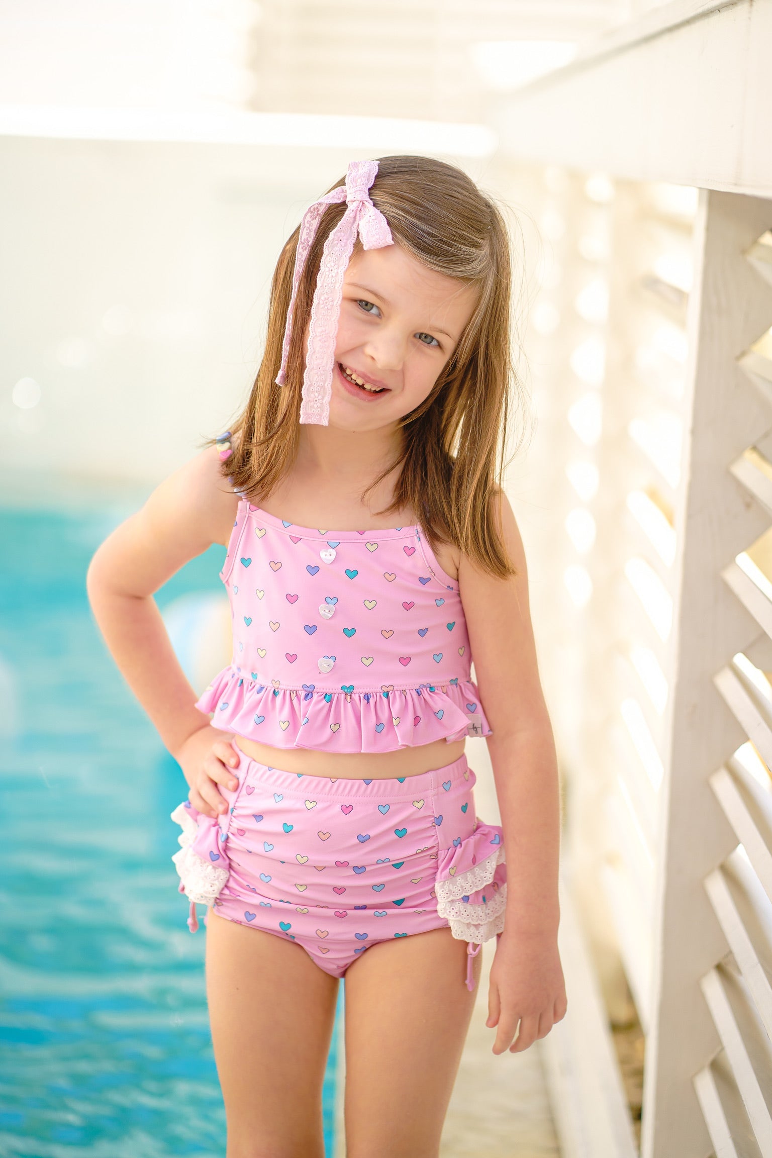 Beaded Candyland High Waisted Bikini