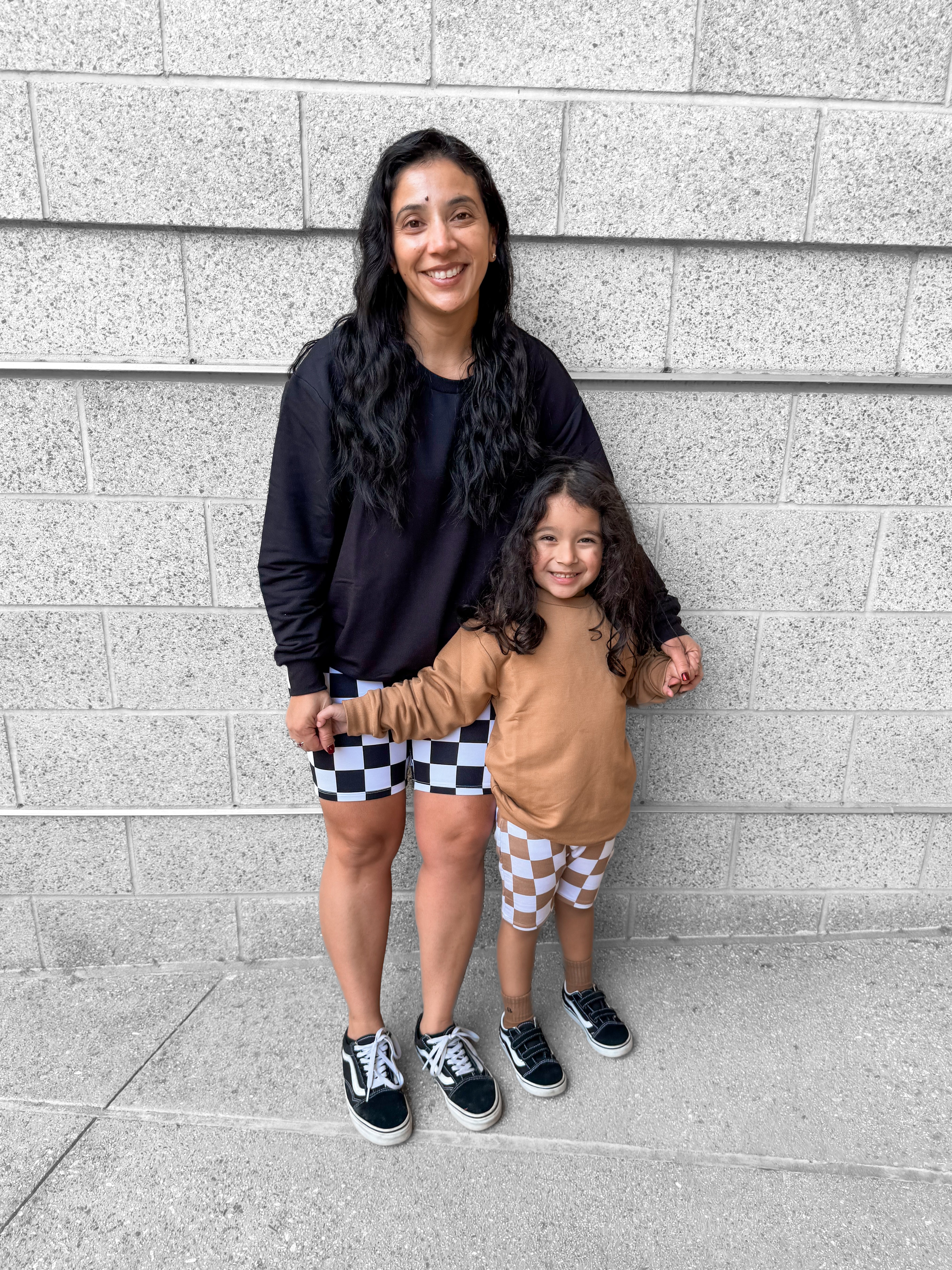 Onyx Checks Mama Biker Set