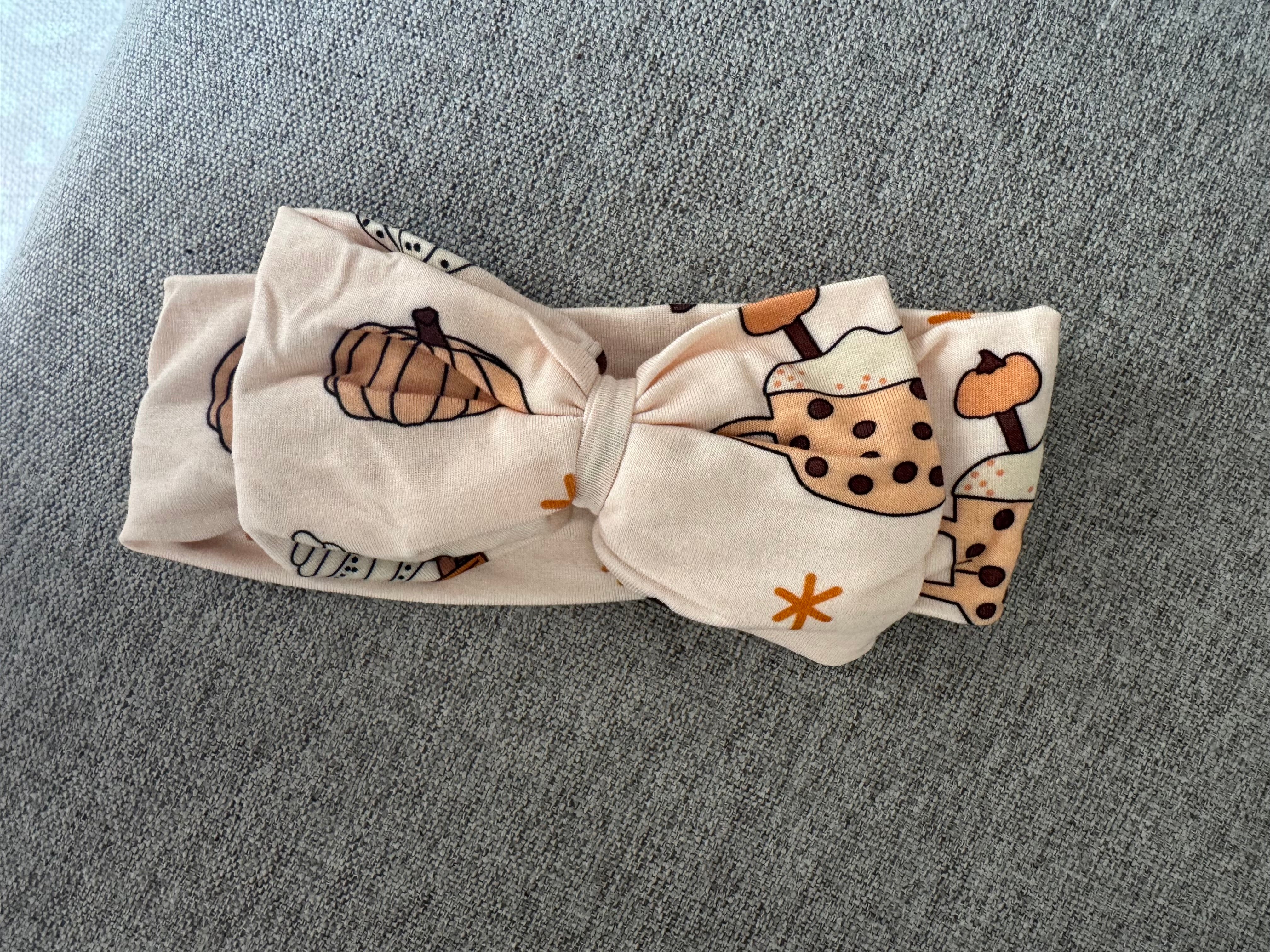 Pumpkin Spice (bow Headband)