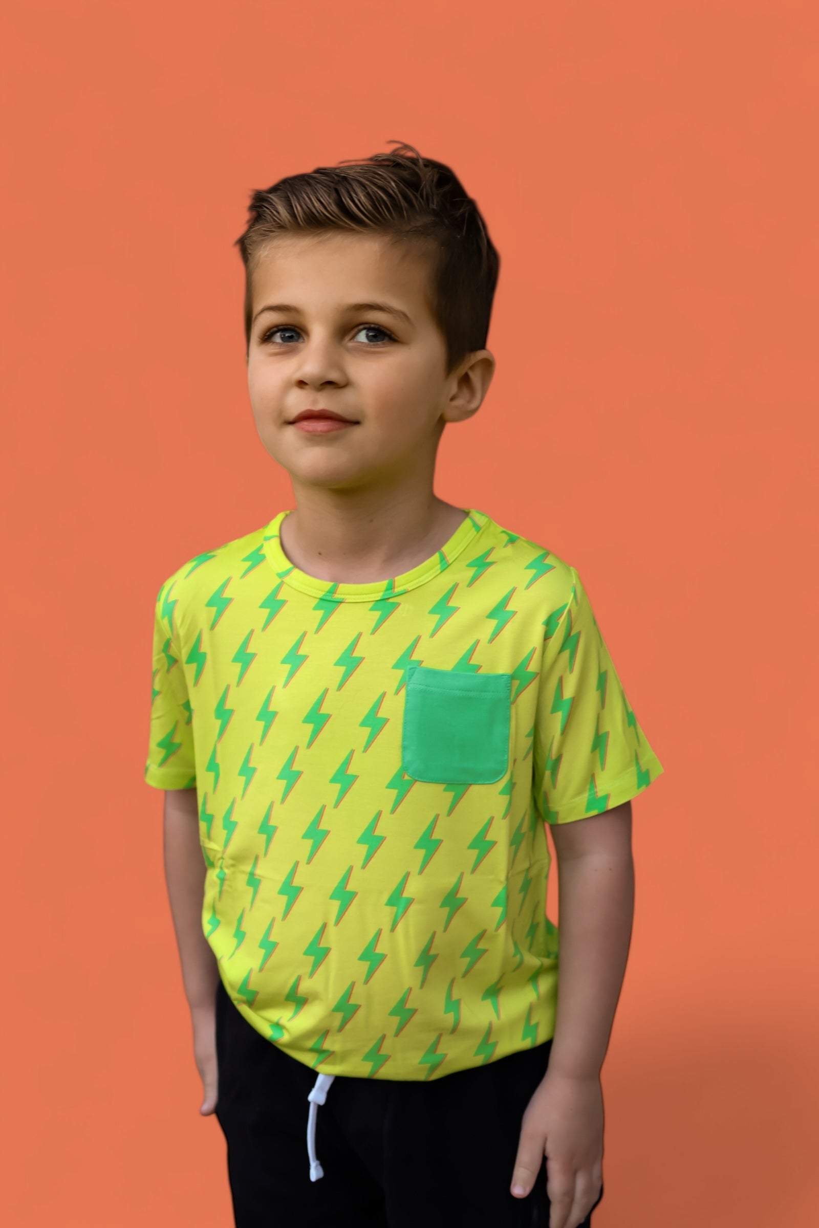Bright Bolts Dream Pocket Tee