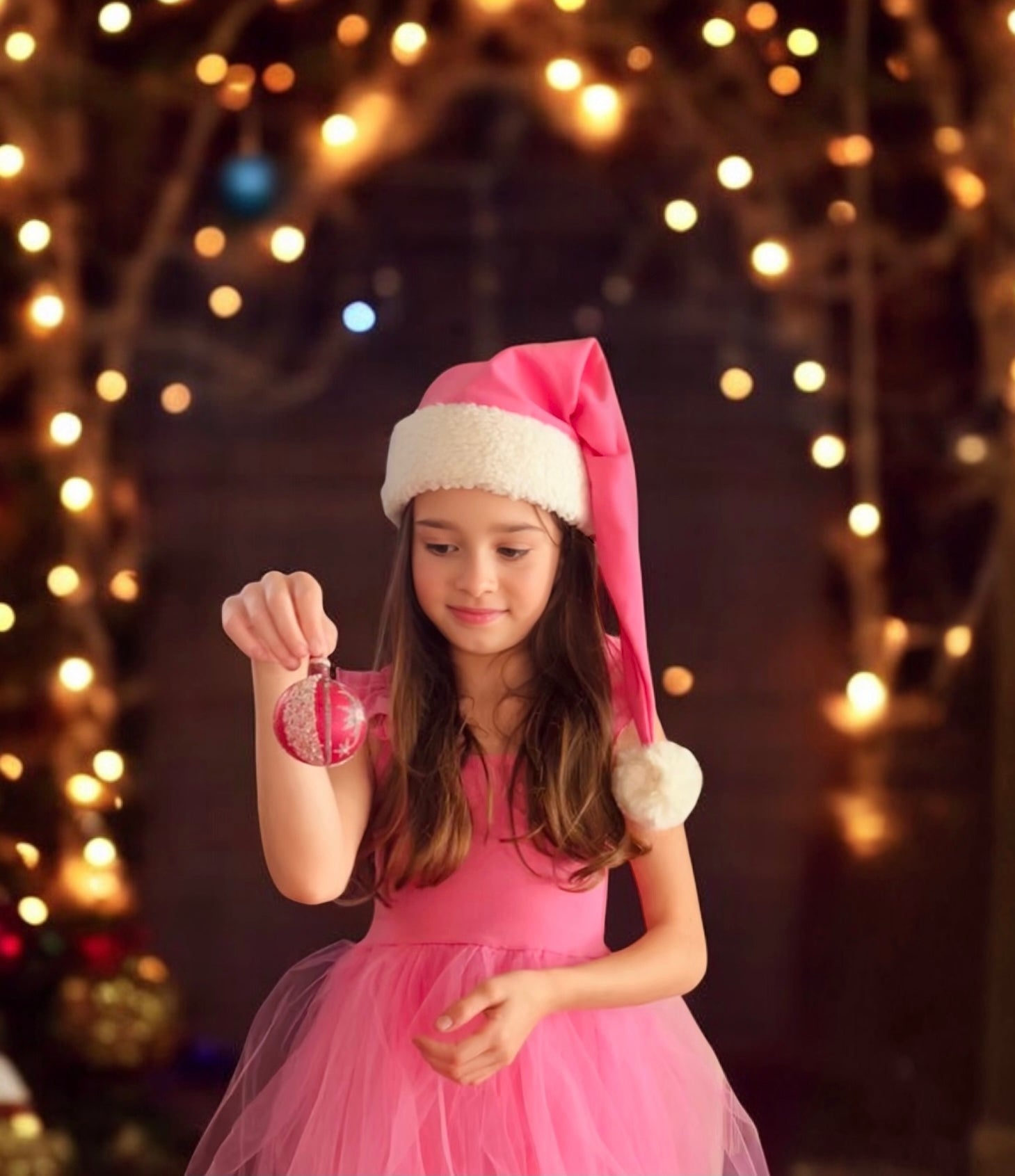 Pink Elf Holiday Dress
