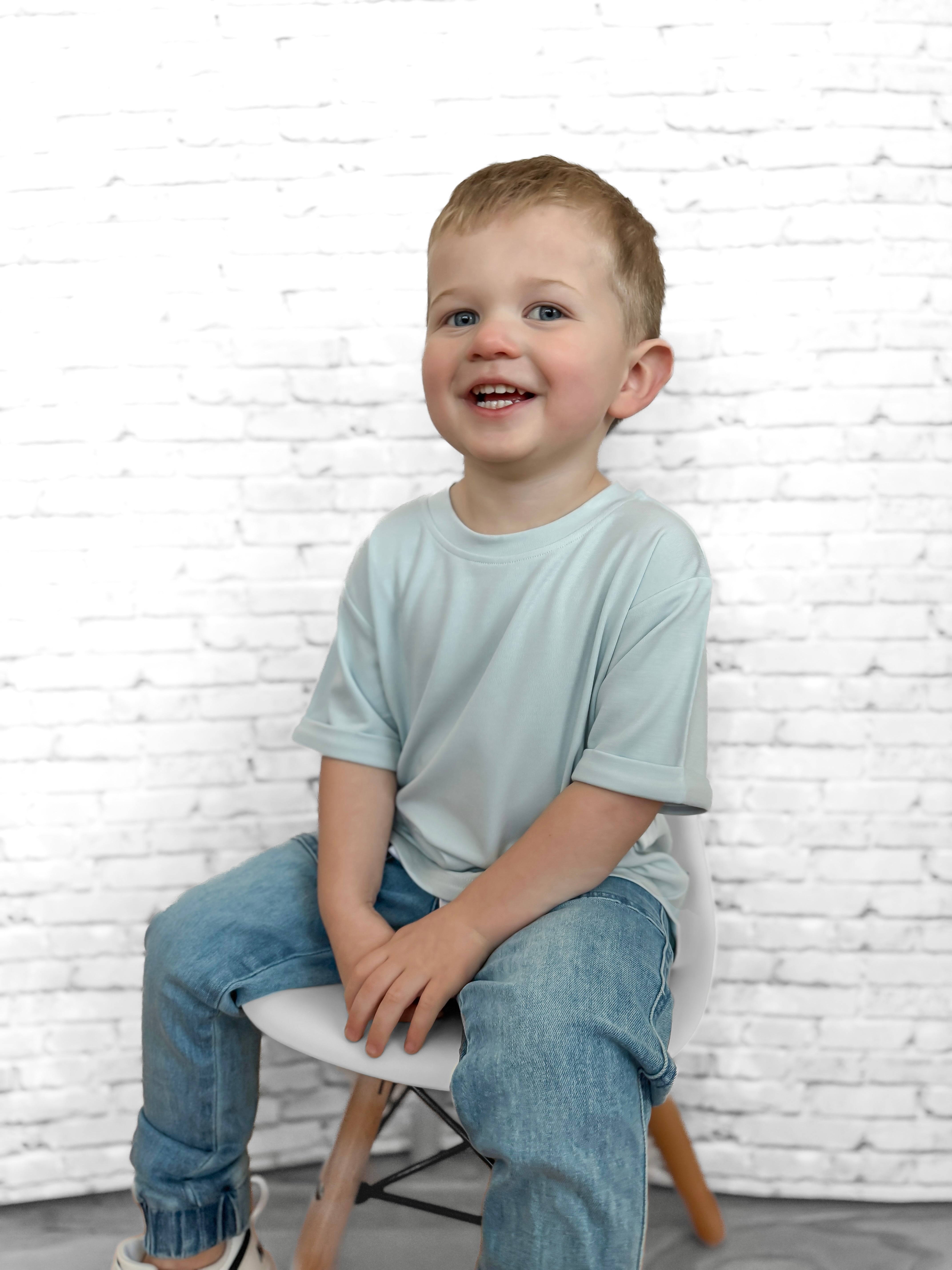 Bamboo Luxe Tee - Sky