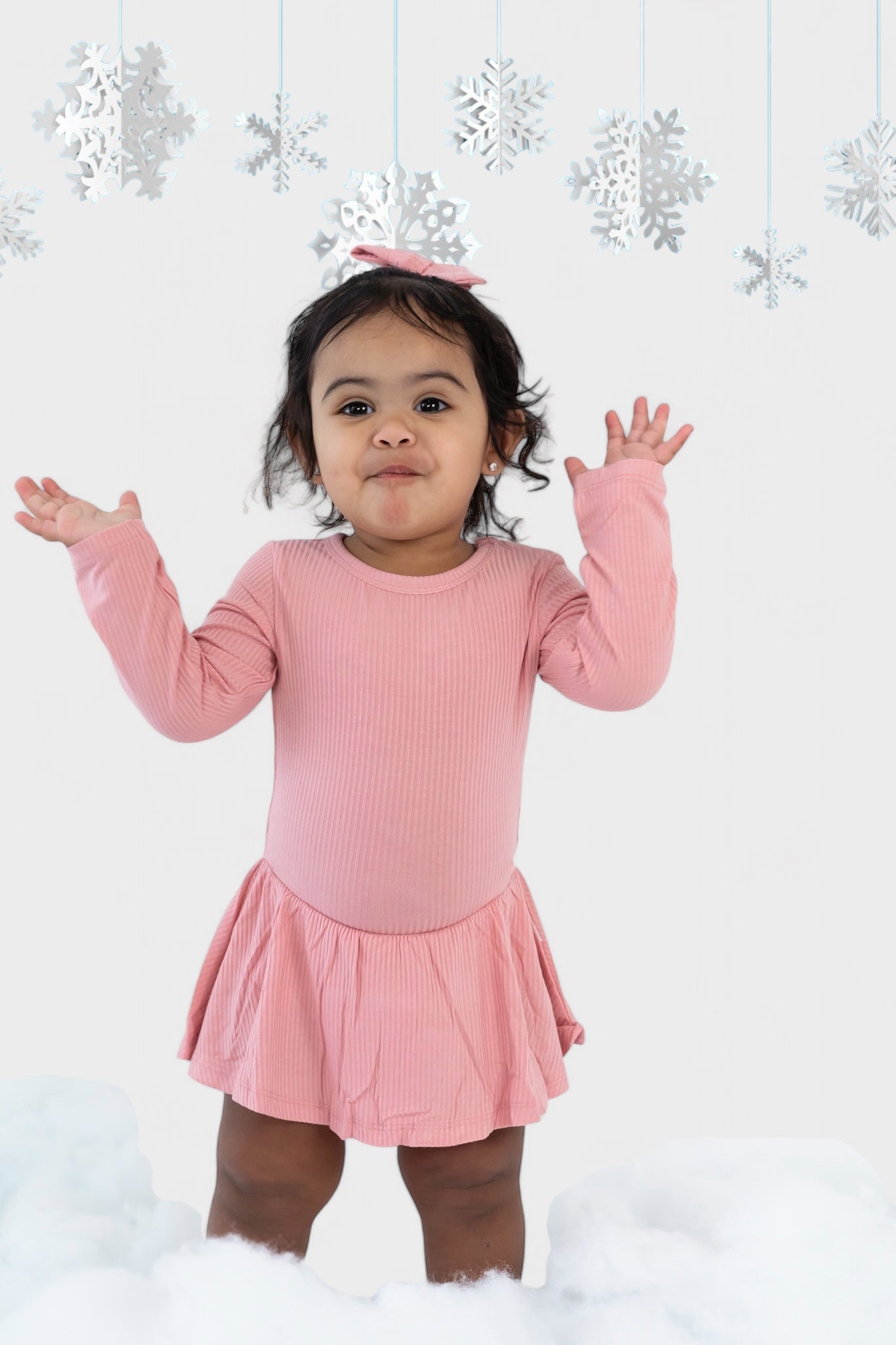 Mauve Rib Dream Bodysuit Dress