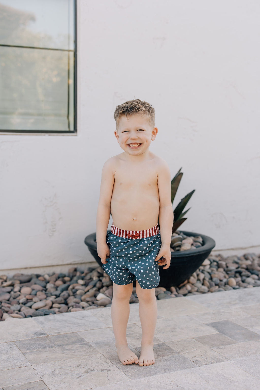 Stars And Stripes Swim Shorts