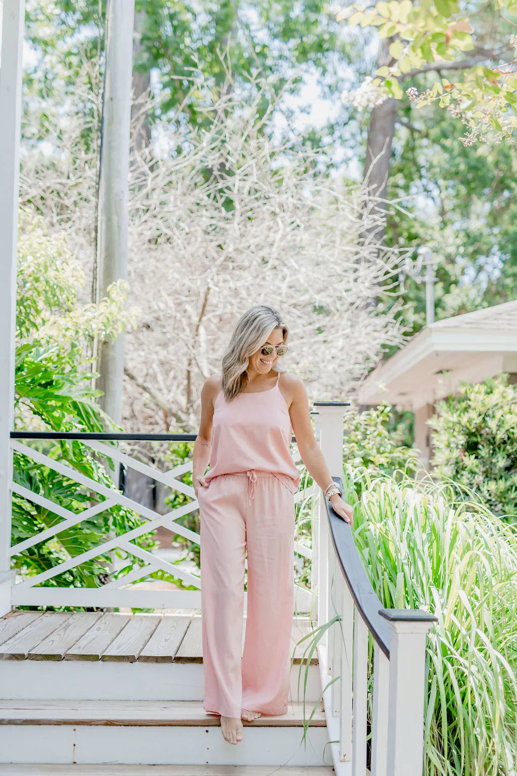 Women's Bamboo Breeze Tank Top Salmon