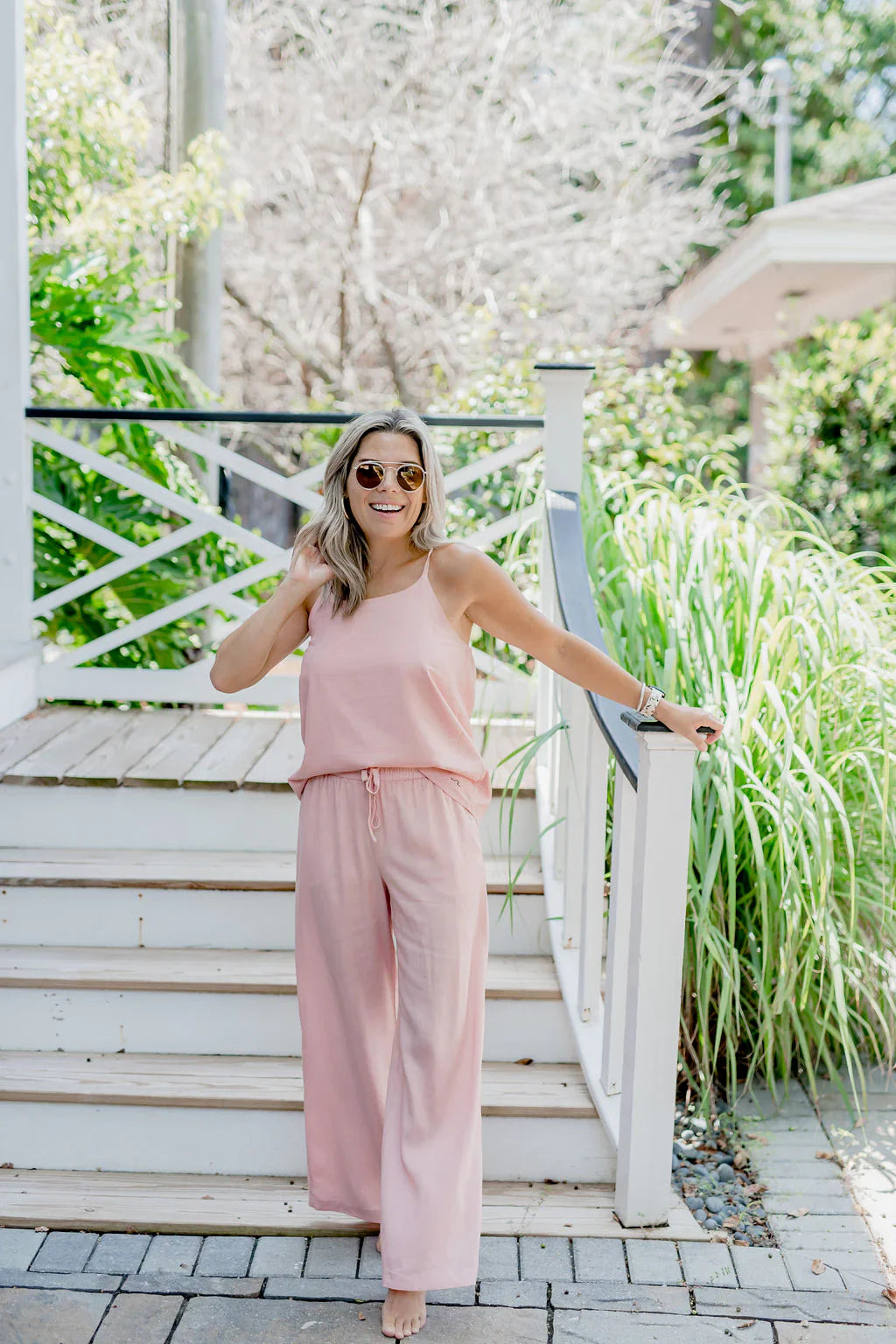 Women's Bamboo Breeze Tank Top Salmon