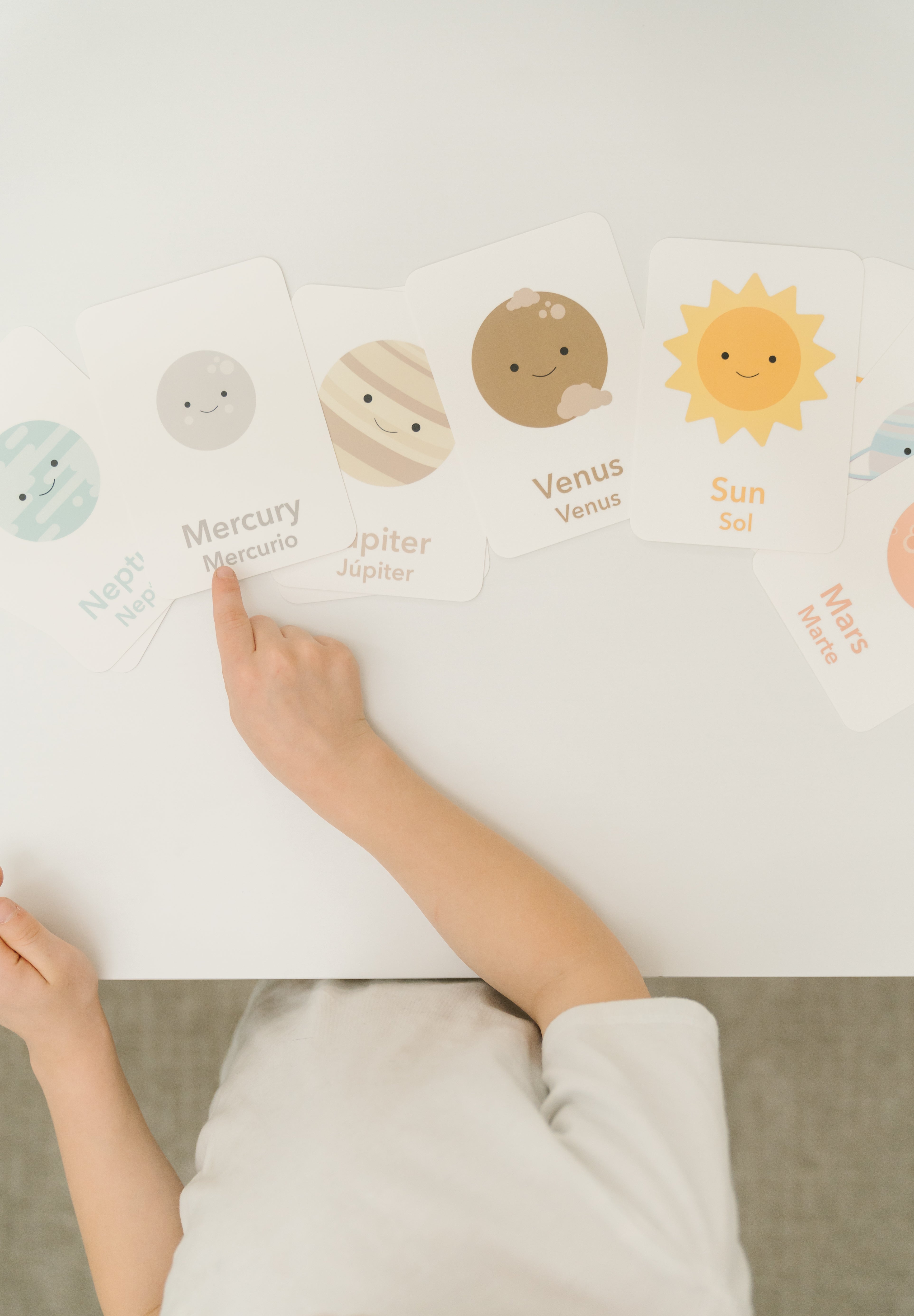 Space Planet Flashcards