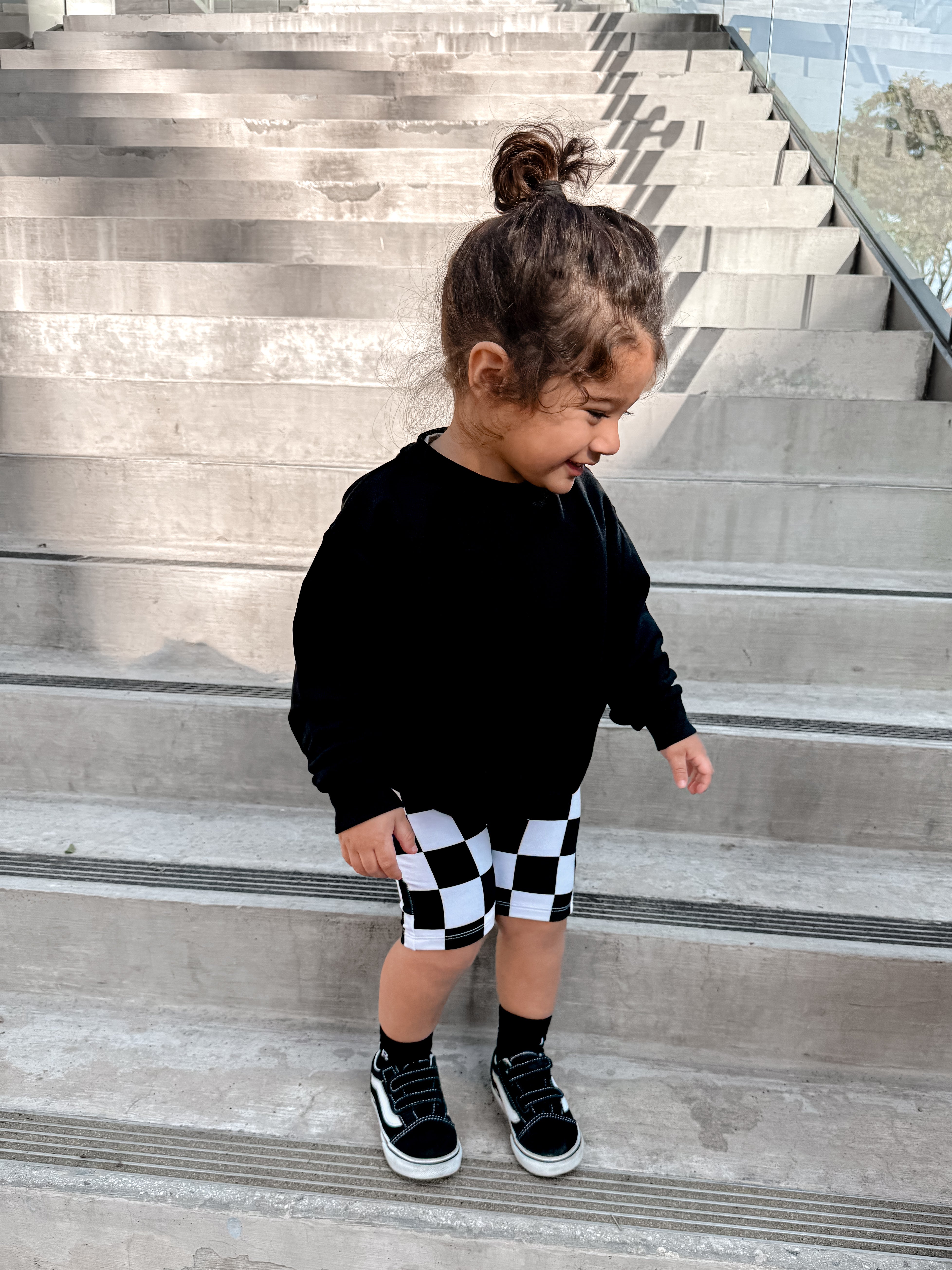 Onyx Check Biker Set