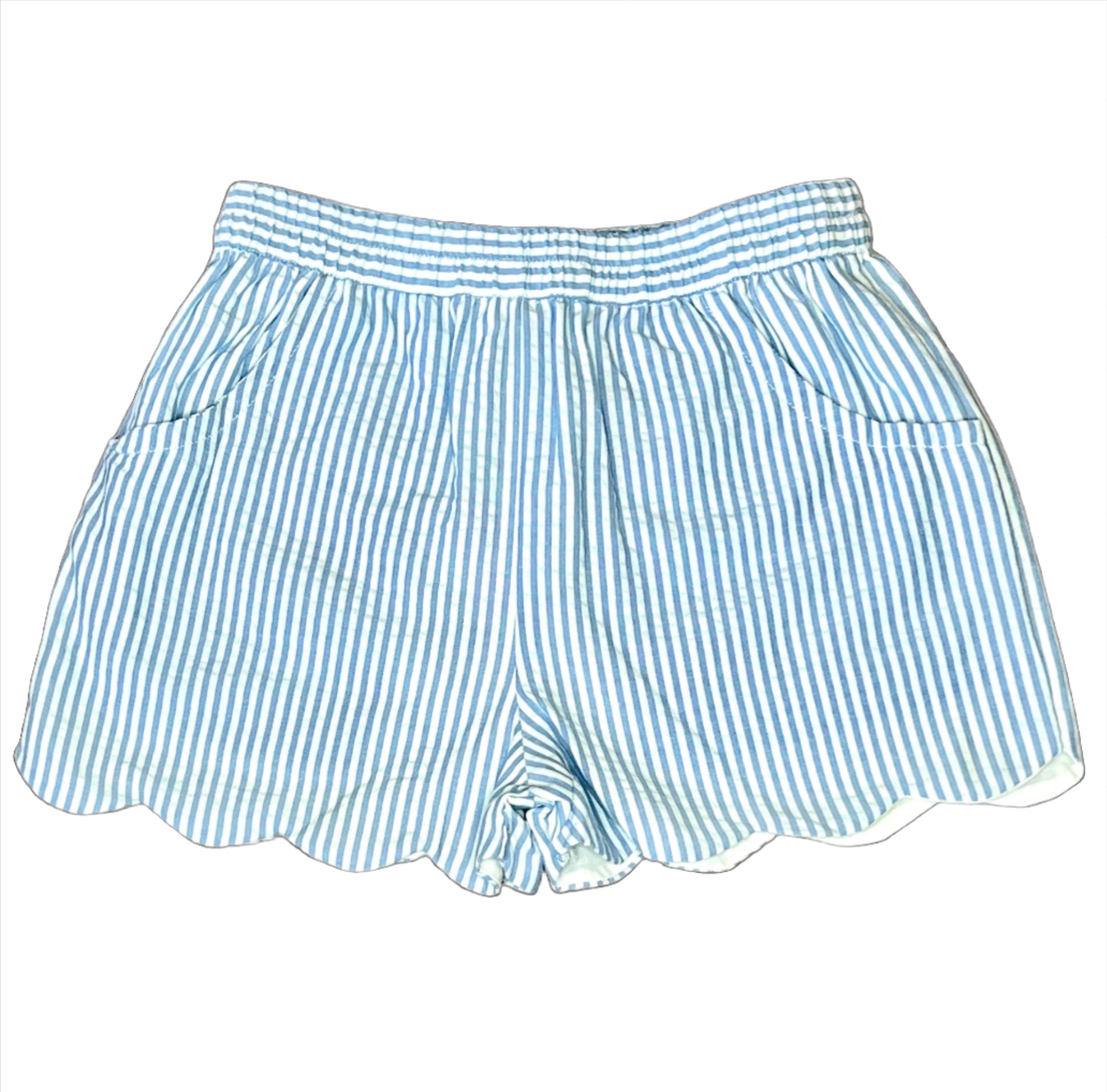 Seersucker Girls Shorts