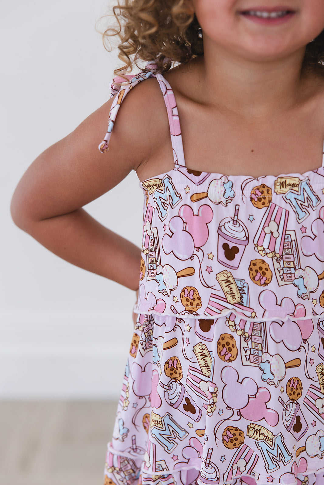 Snacks (pink) - Twirl Dress