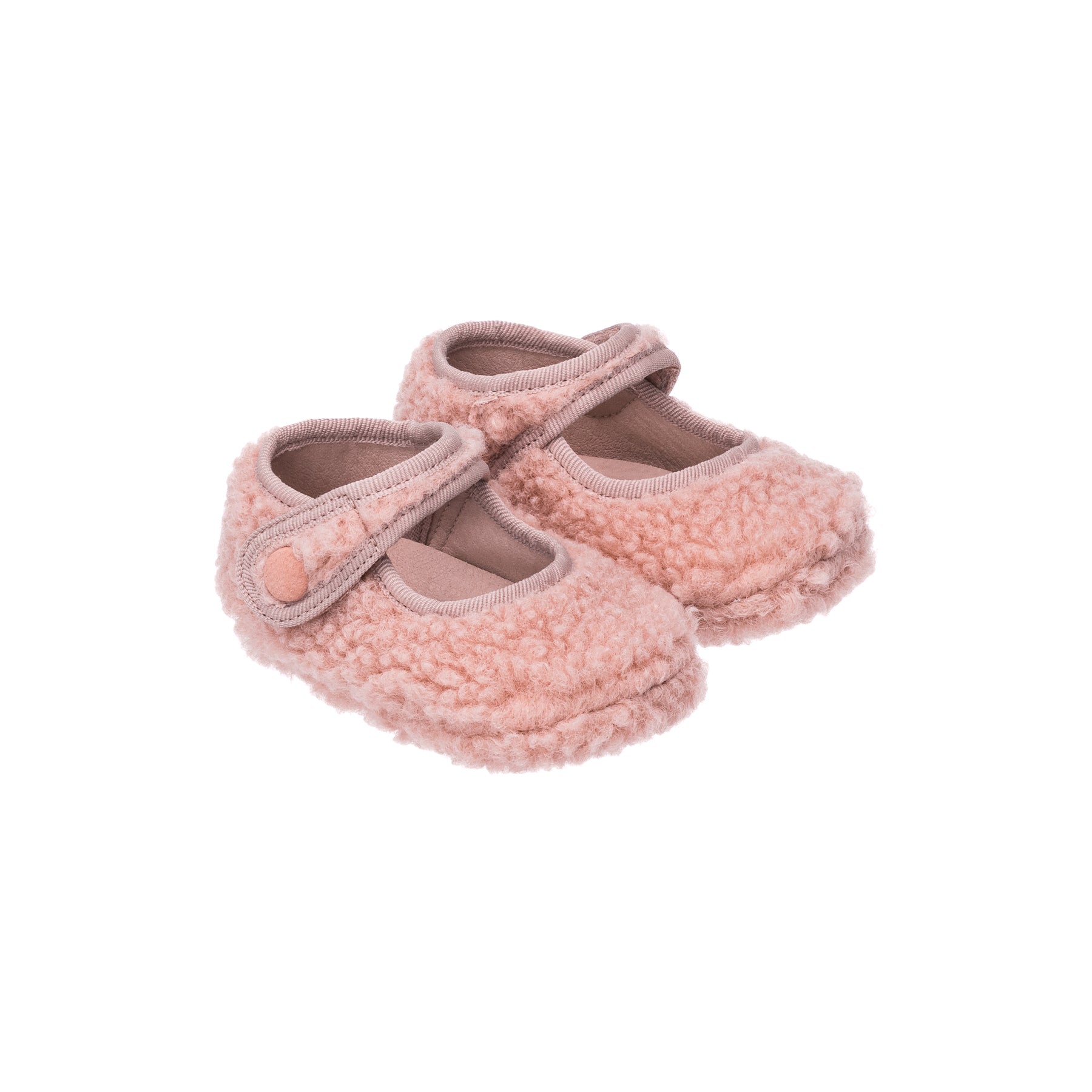 Shearling Baby Mary Jane Pink