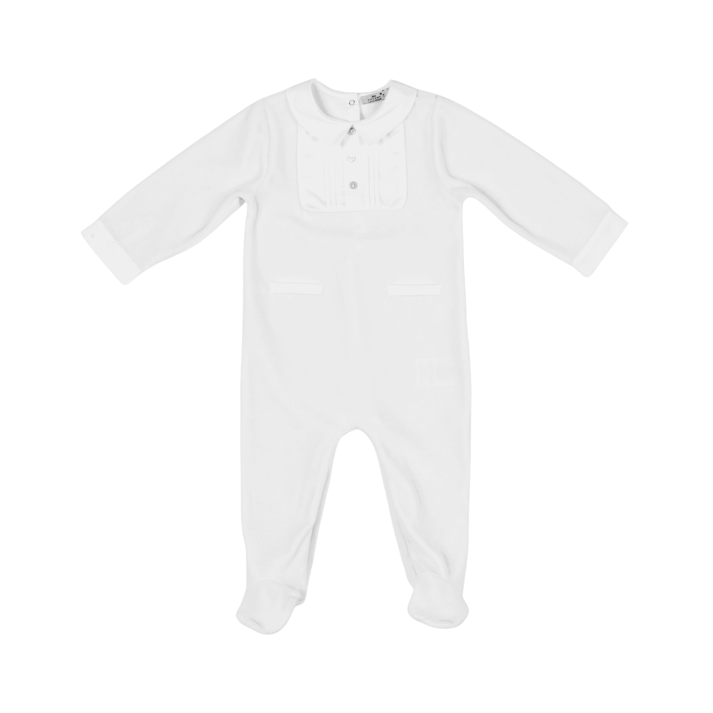 Charles | Baby Boy Gift Box (3) | White Babysuit Set